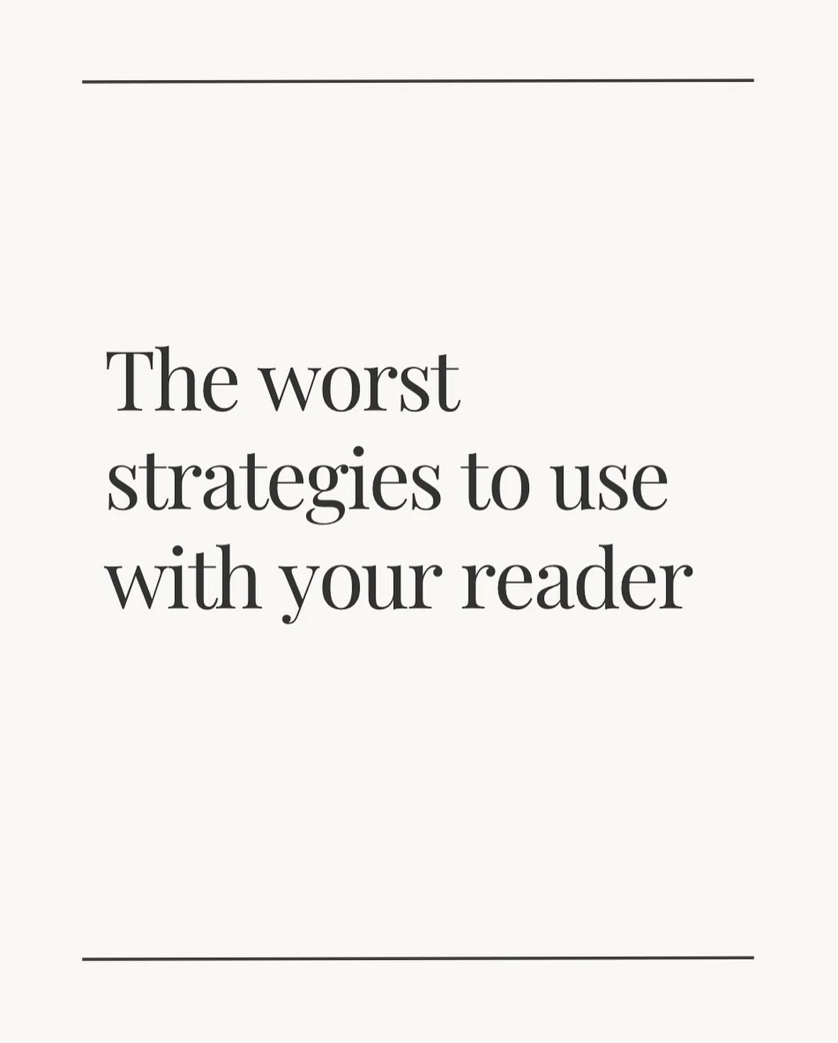 Next week, I&rsquo;m gonna start by posting some strategies that you should NOT be using when you&rsquo;re reading with your kid. IT&rsquo;s gonna be targeted for early readers, but could be used for readers who think they know how to read very well.