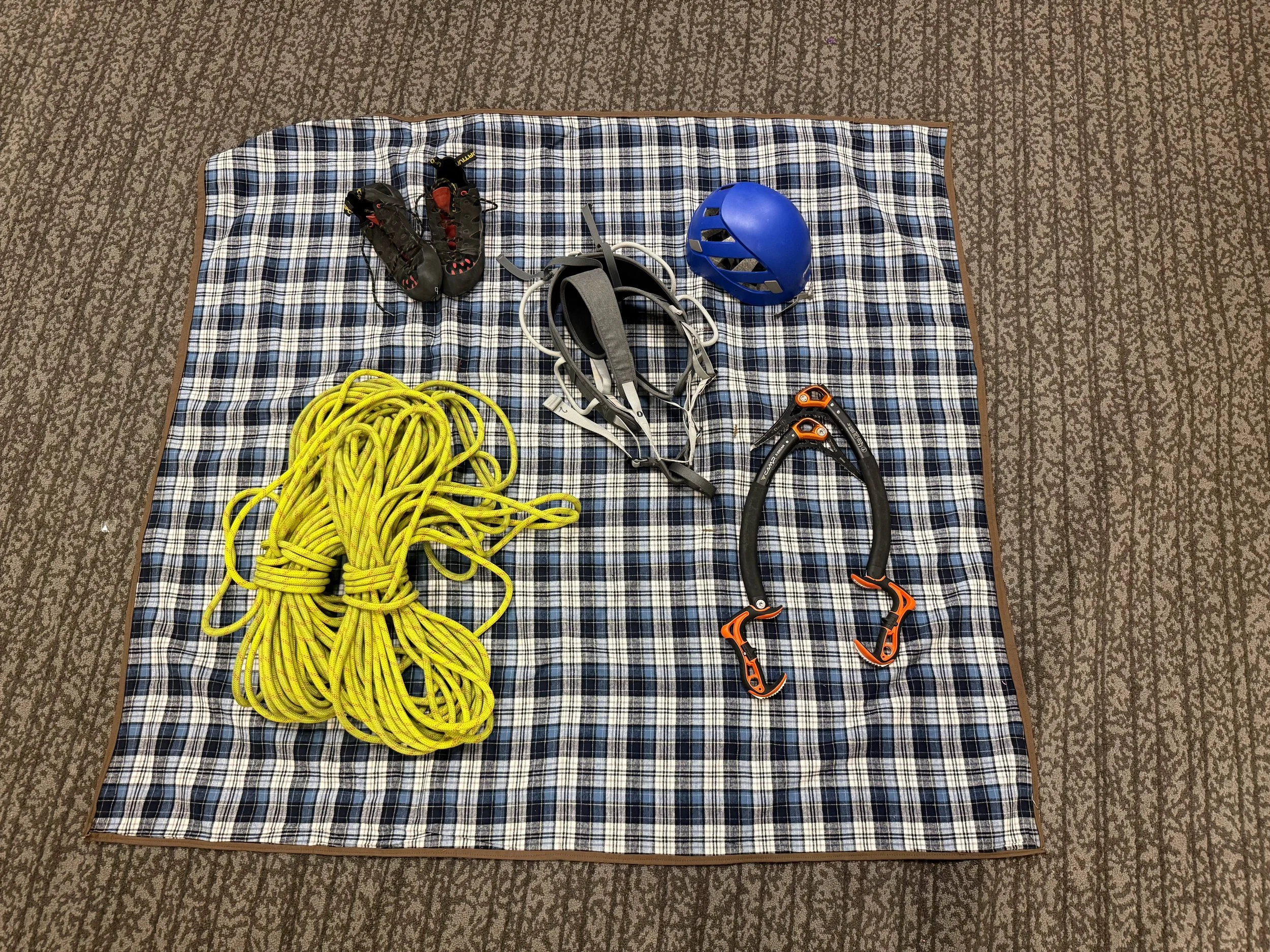 Quilted Climbing Backpack/Blanket