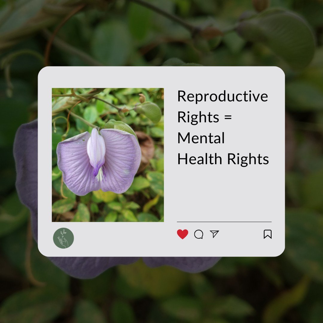 @dr.carissagustafson recently wrote a blog on reproductive rights and mental health rights. 

The American Psychological Association (APA) affirms that abortion is a civil right and a cornerstone of self-determination. Reproductive rights also mean a