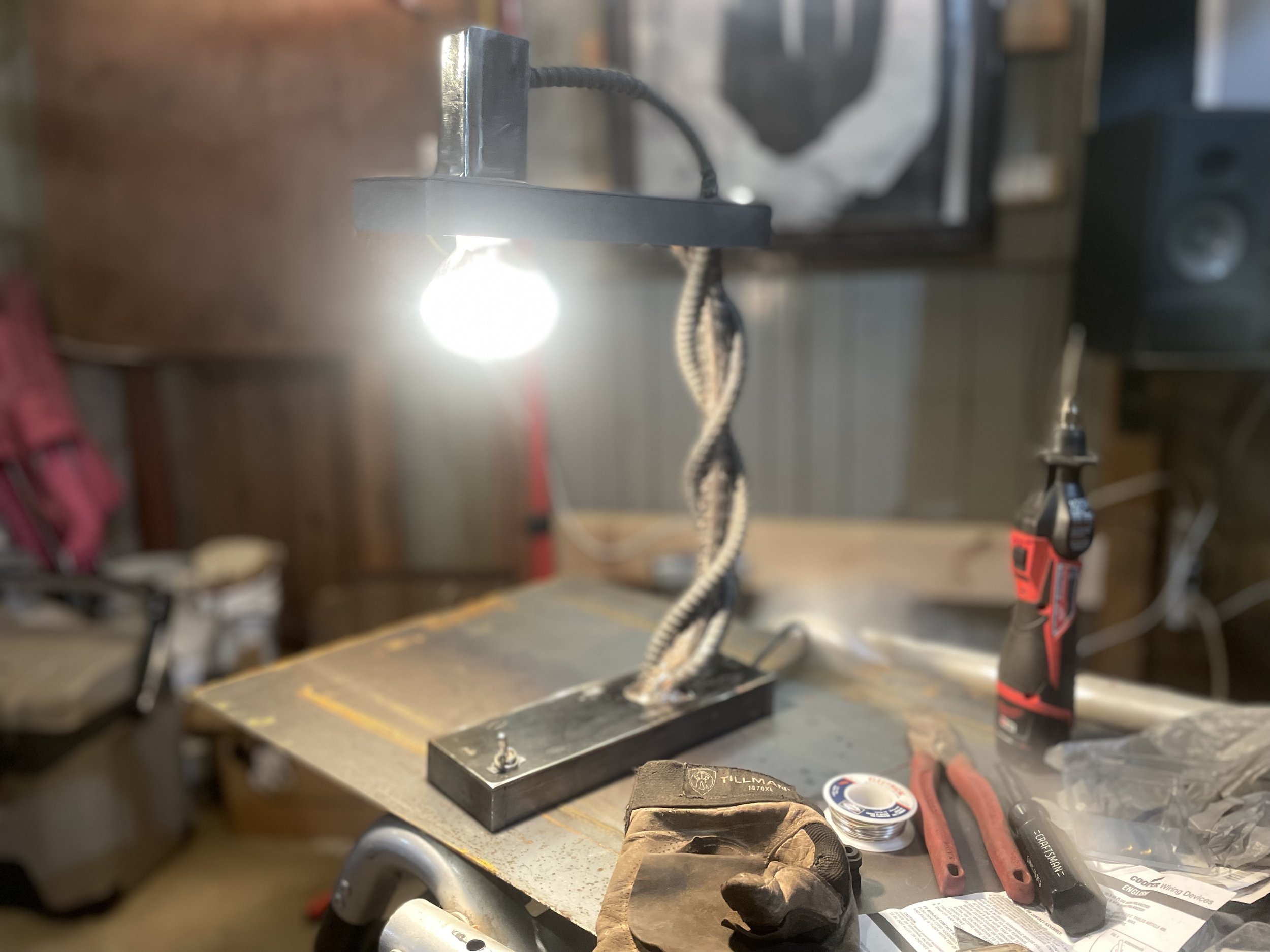 Mother and Twins Lamp