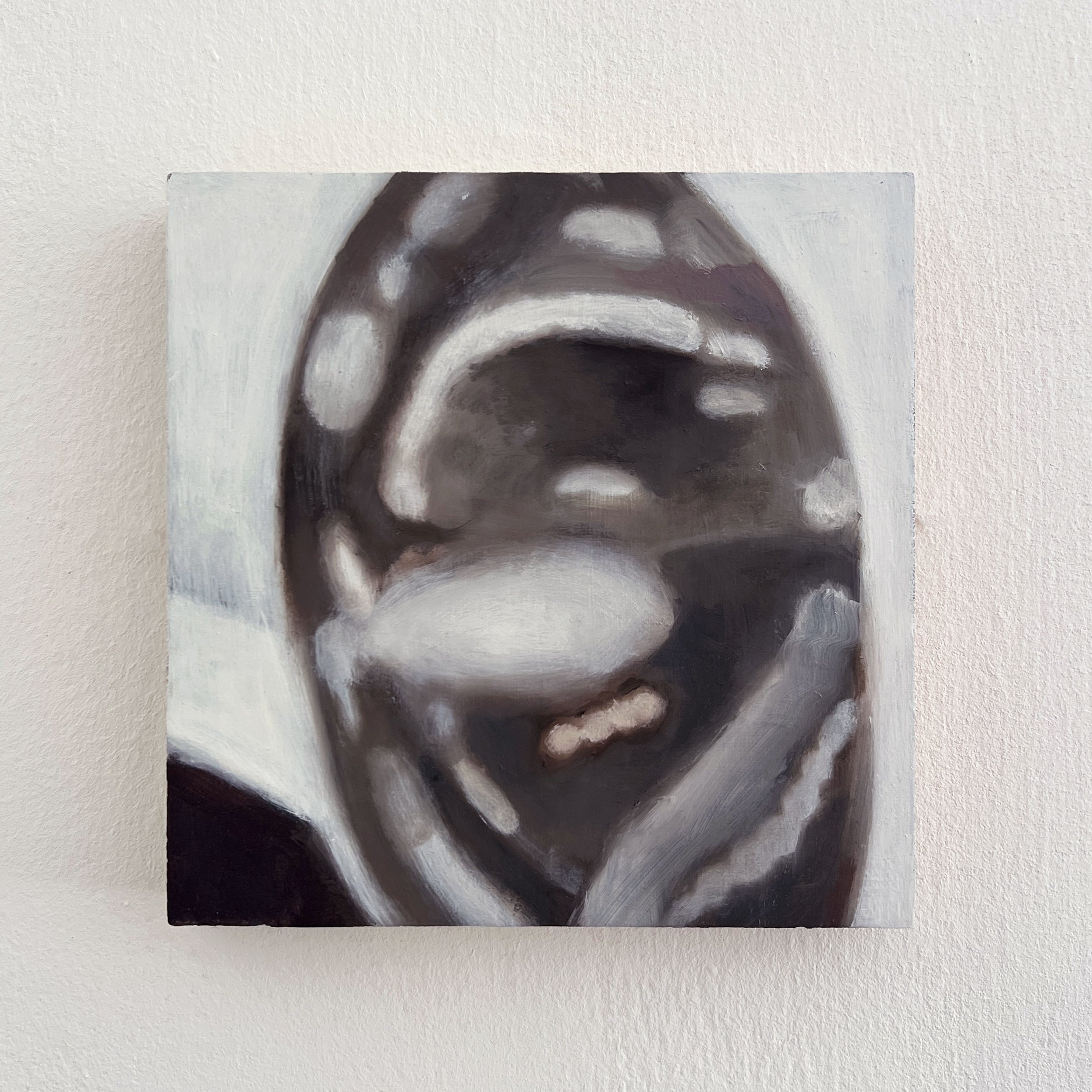 Schmetterling, 2026, Oil on panel, 20 cm x 20 cm 