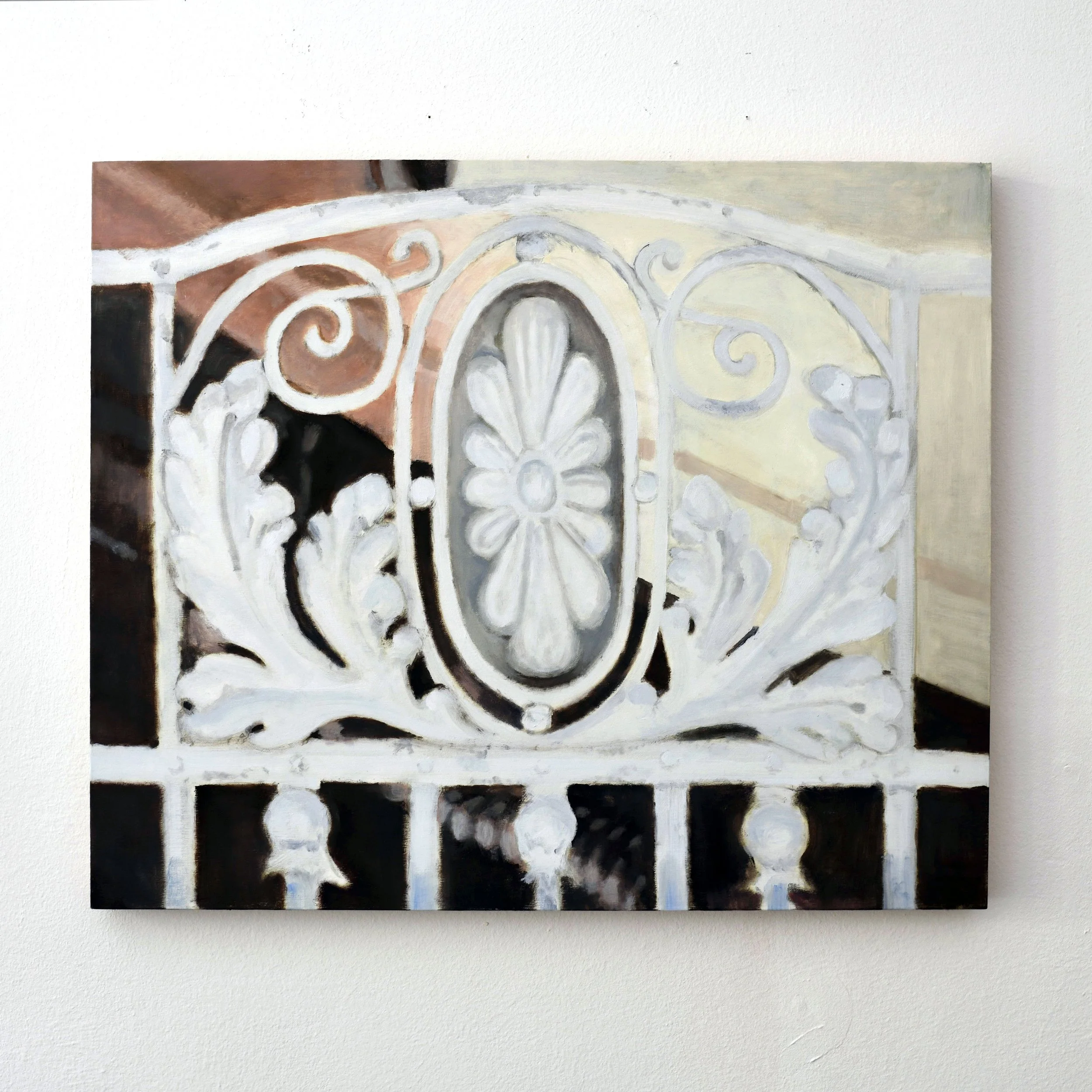Gate, 2026, Oil on panel, 50 cm x 60 cm 