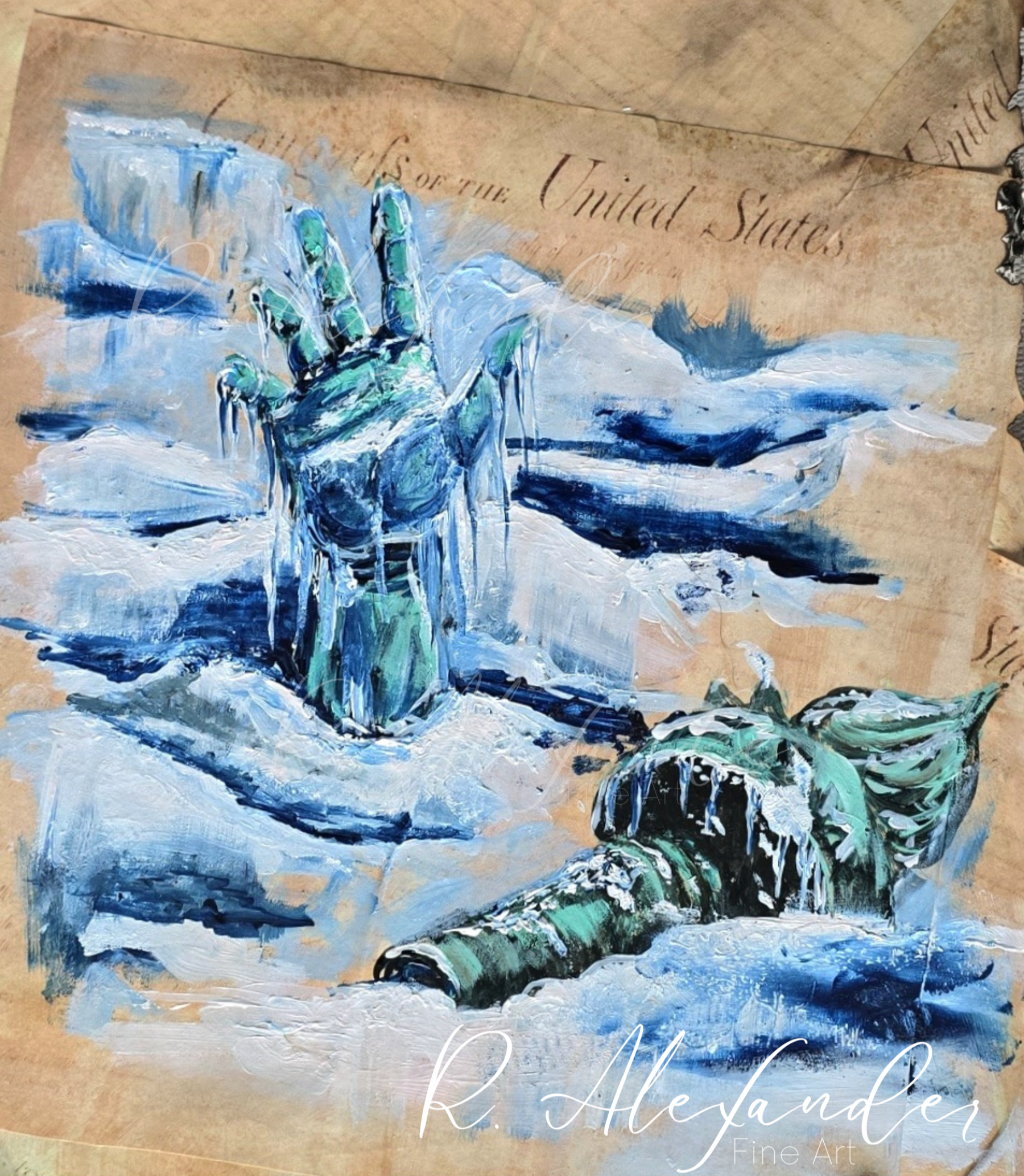 The Cost | Mixed Media | 8x10
