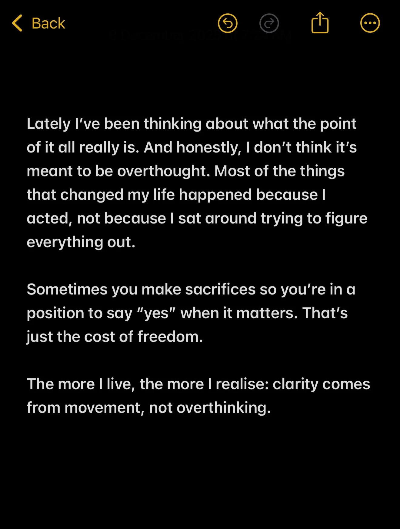 Haha I think I overthought to get to this point 😂