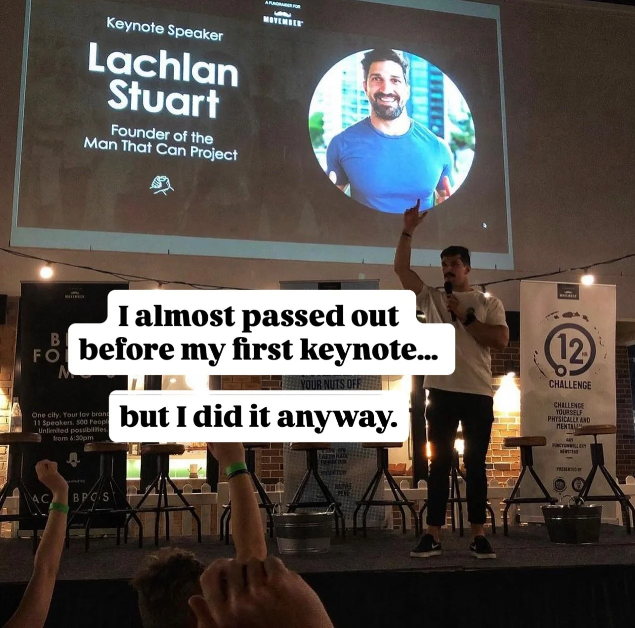 I wasn&rsquo;t ready. I was exhausted.
But I stepped on stage anyway.

I&rsquo;m not chasing perfection. I want progress.