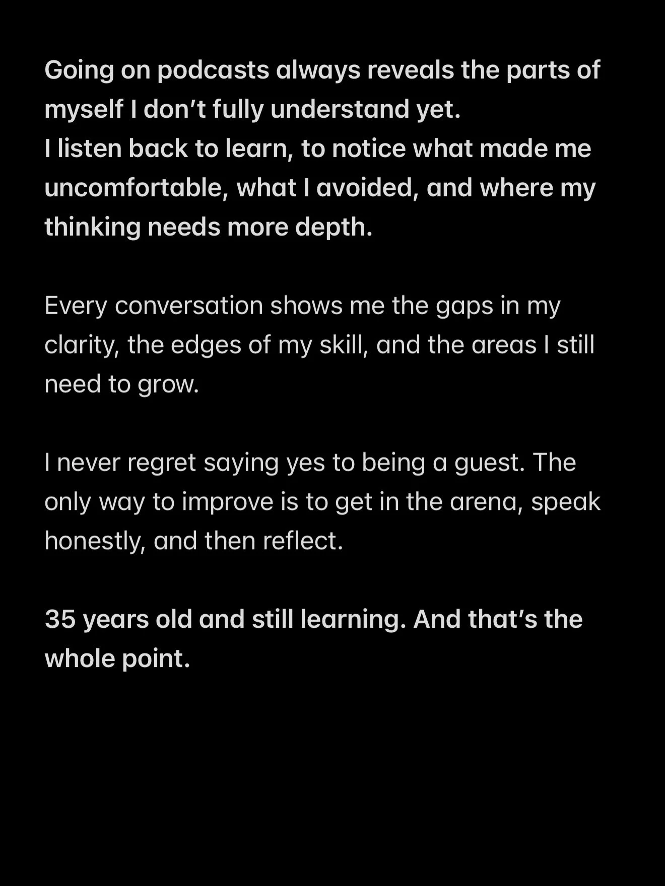 Been a big year.

Time to recharge