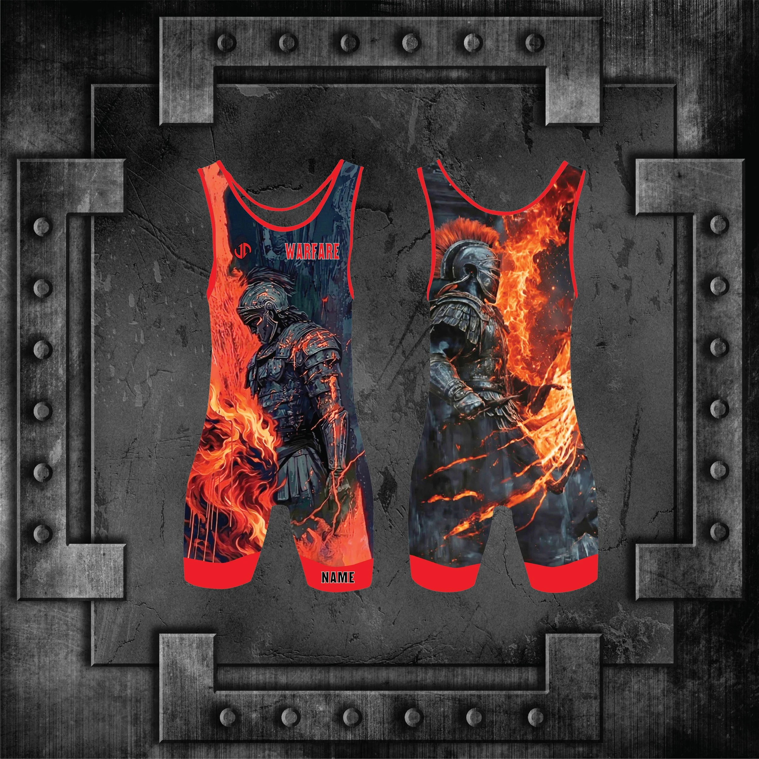 Warfare Singlet Red