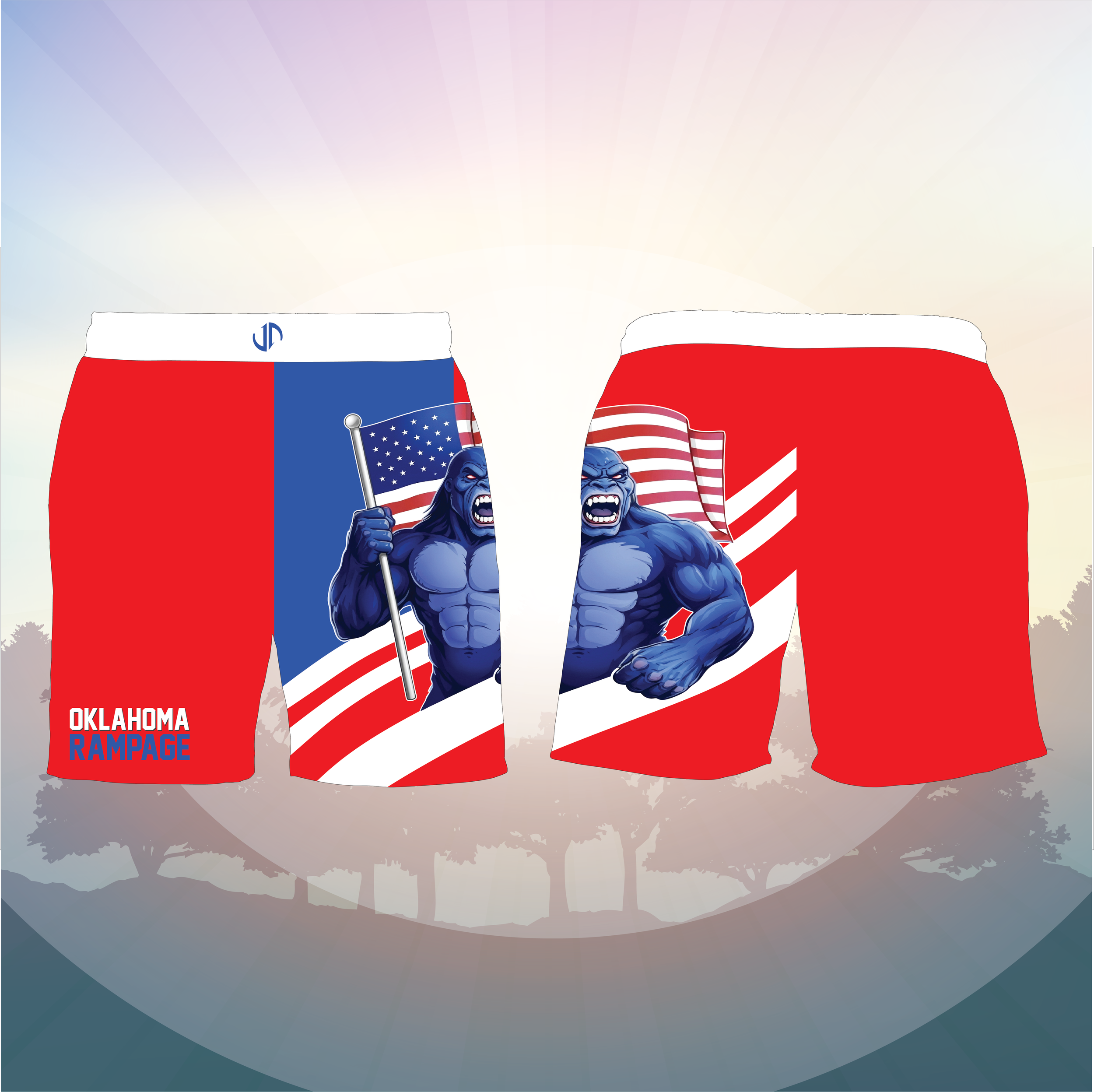 Oklahoma Rampage Fight Shorts
