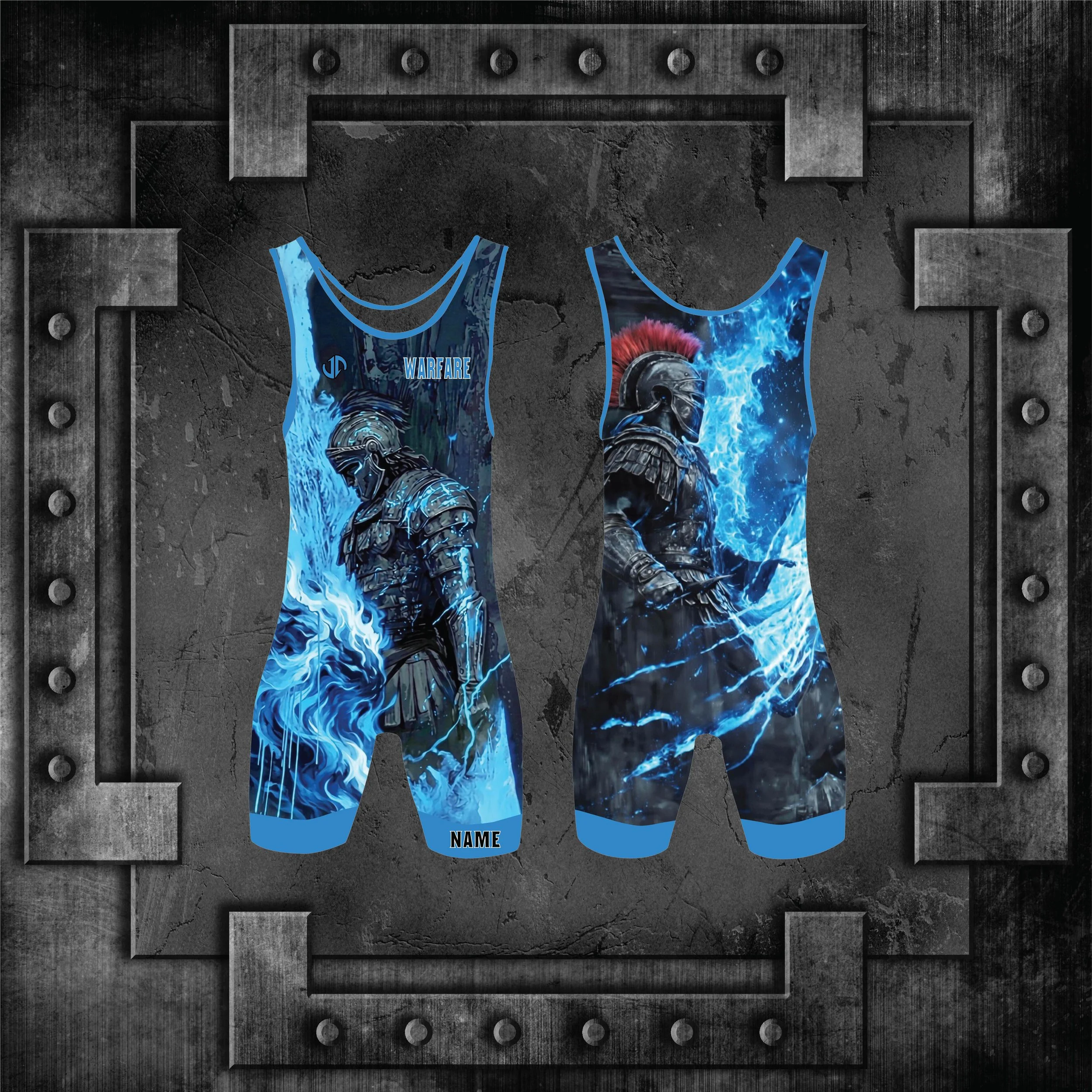 Warfare Singlet Blue