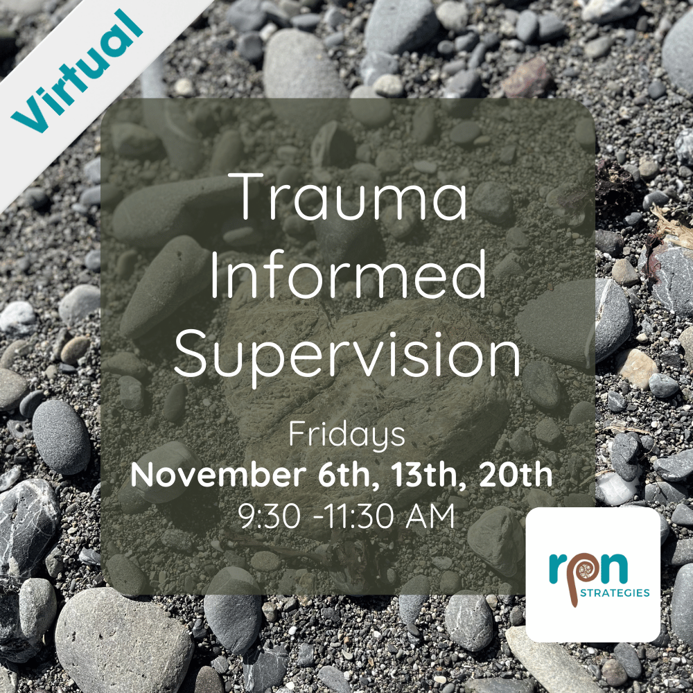 Trauma Informed Supervision Series - Virtual