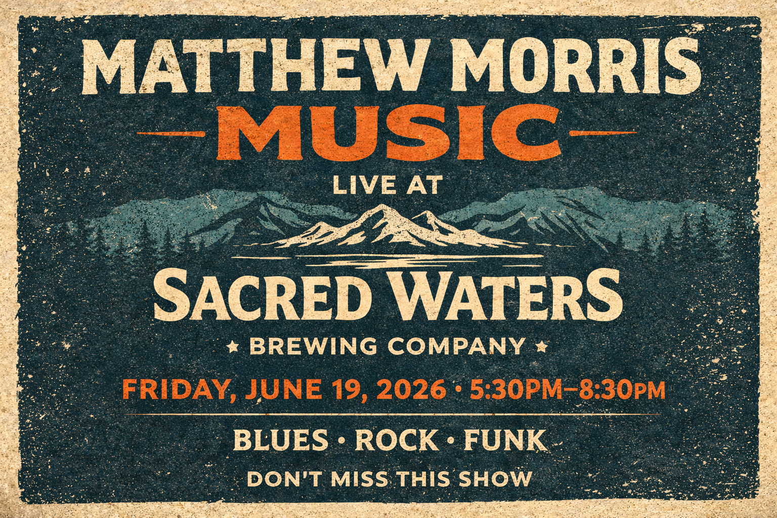 Live @ Sacred Waters