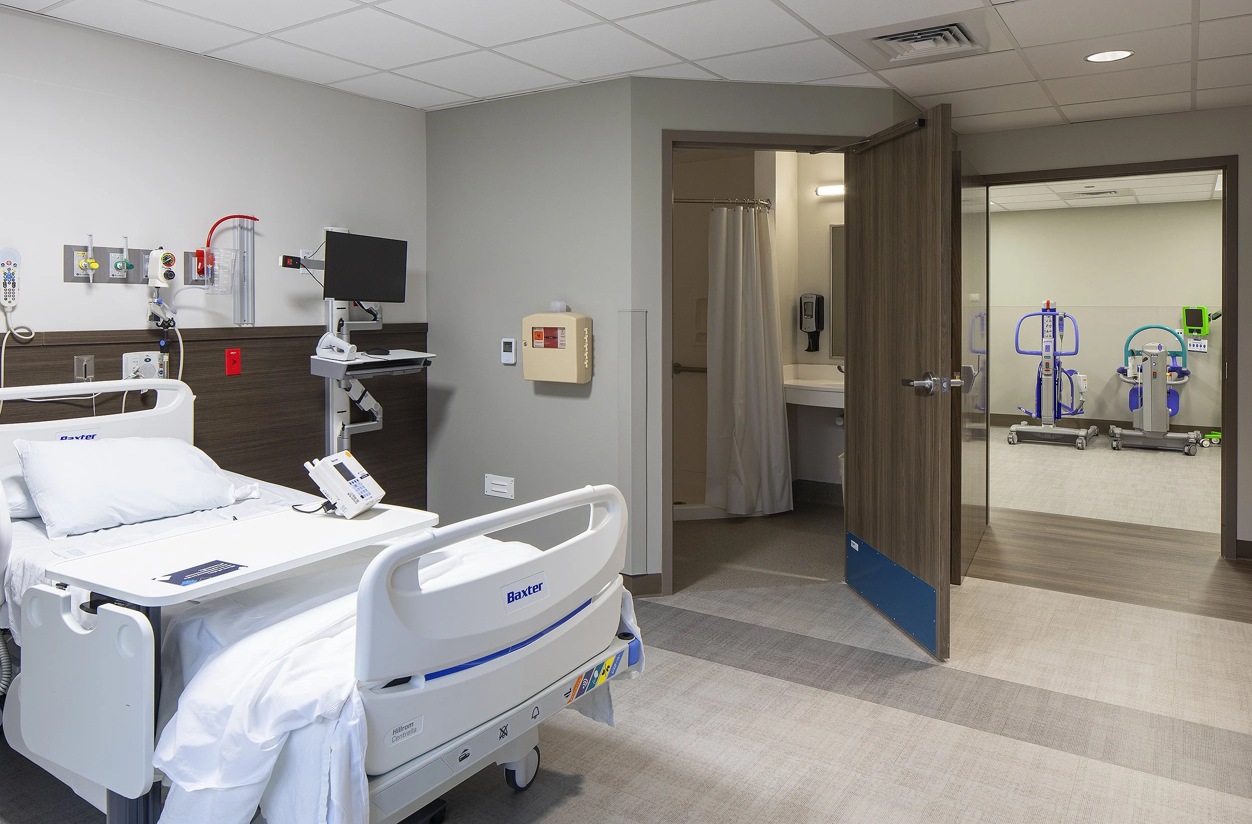 patient room and bathroom Denver colorado 