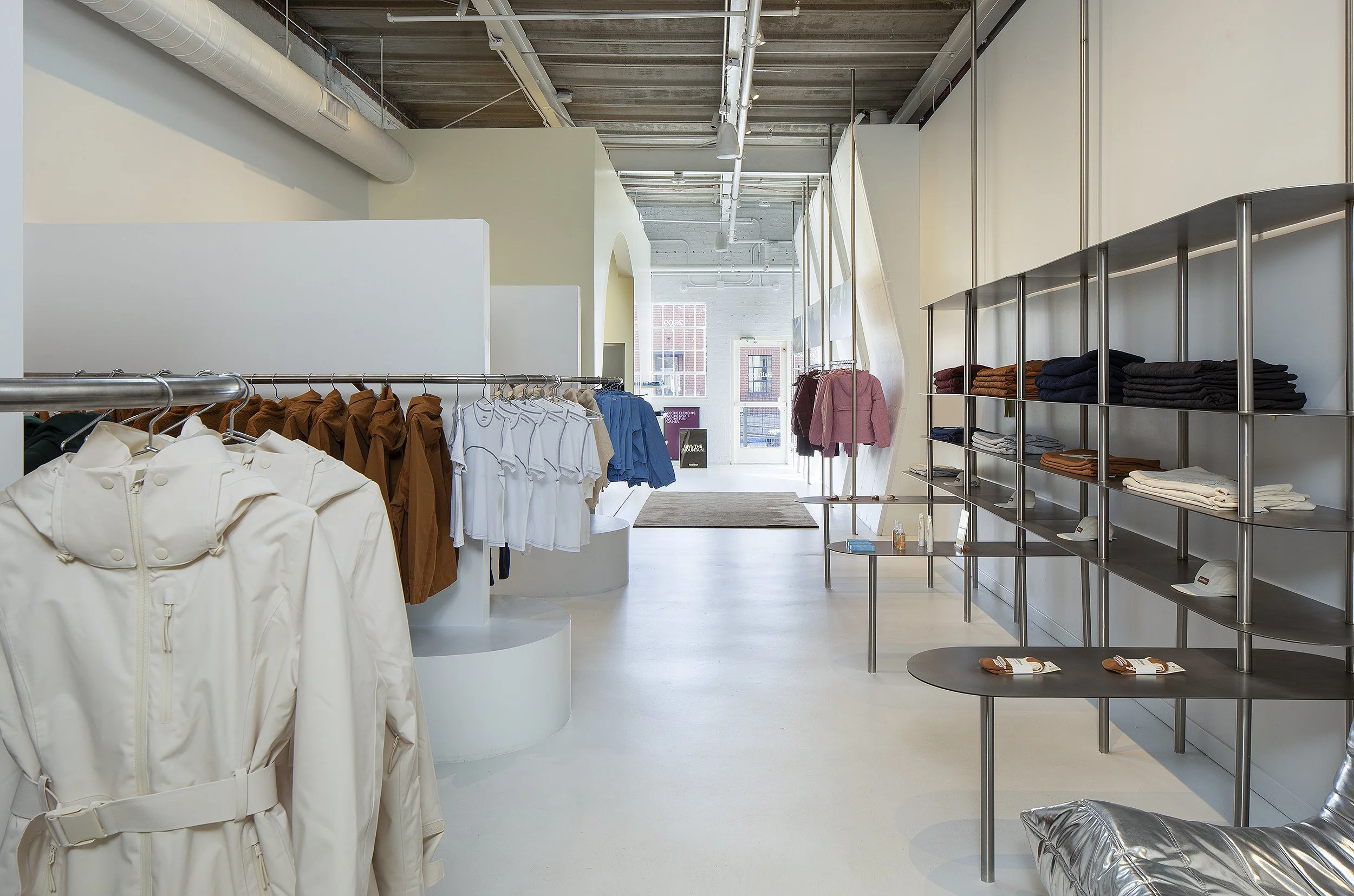 Overall showroom in Half Days retail store in Denver, Colorado 