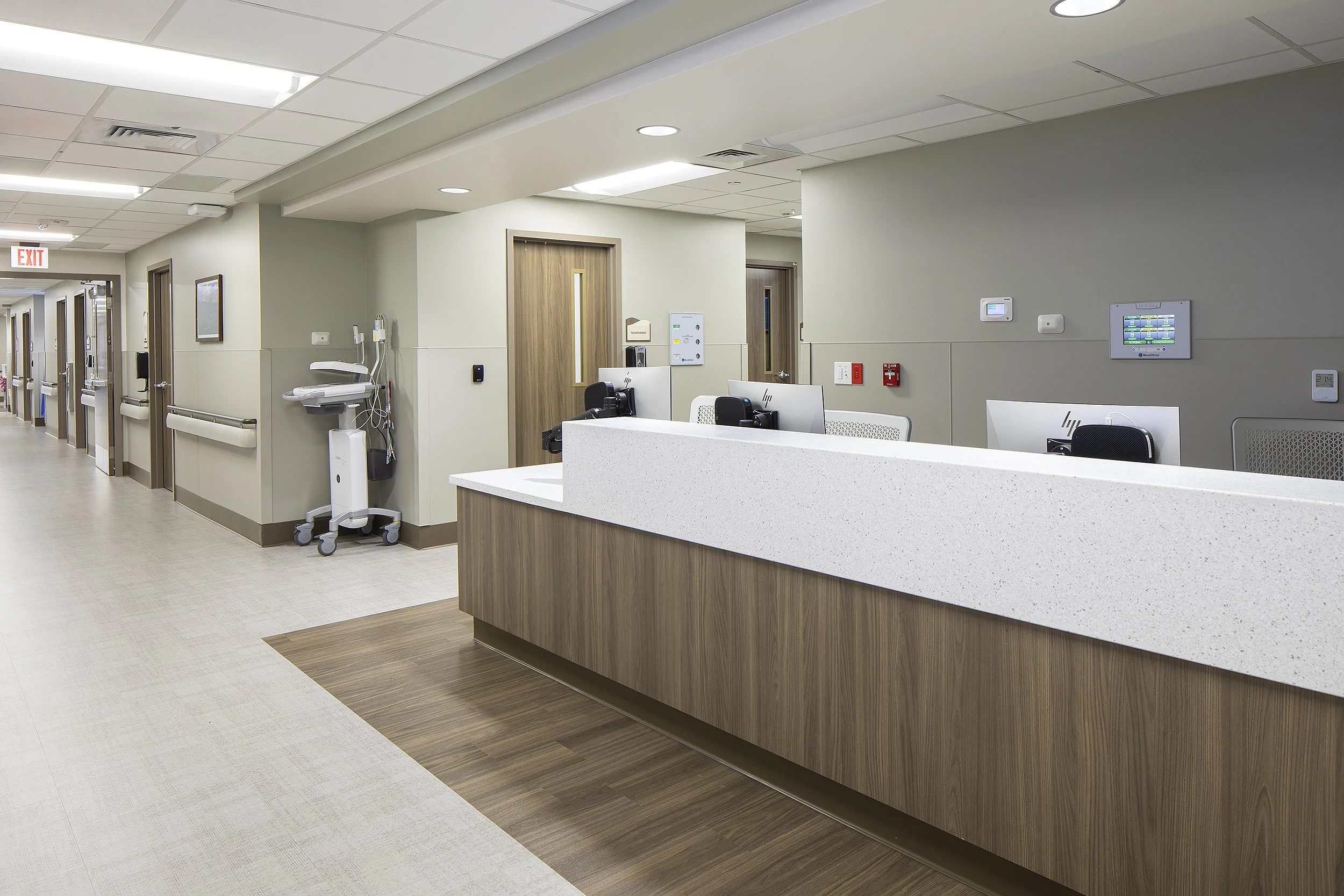 hospital reception desk Denver colorado 