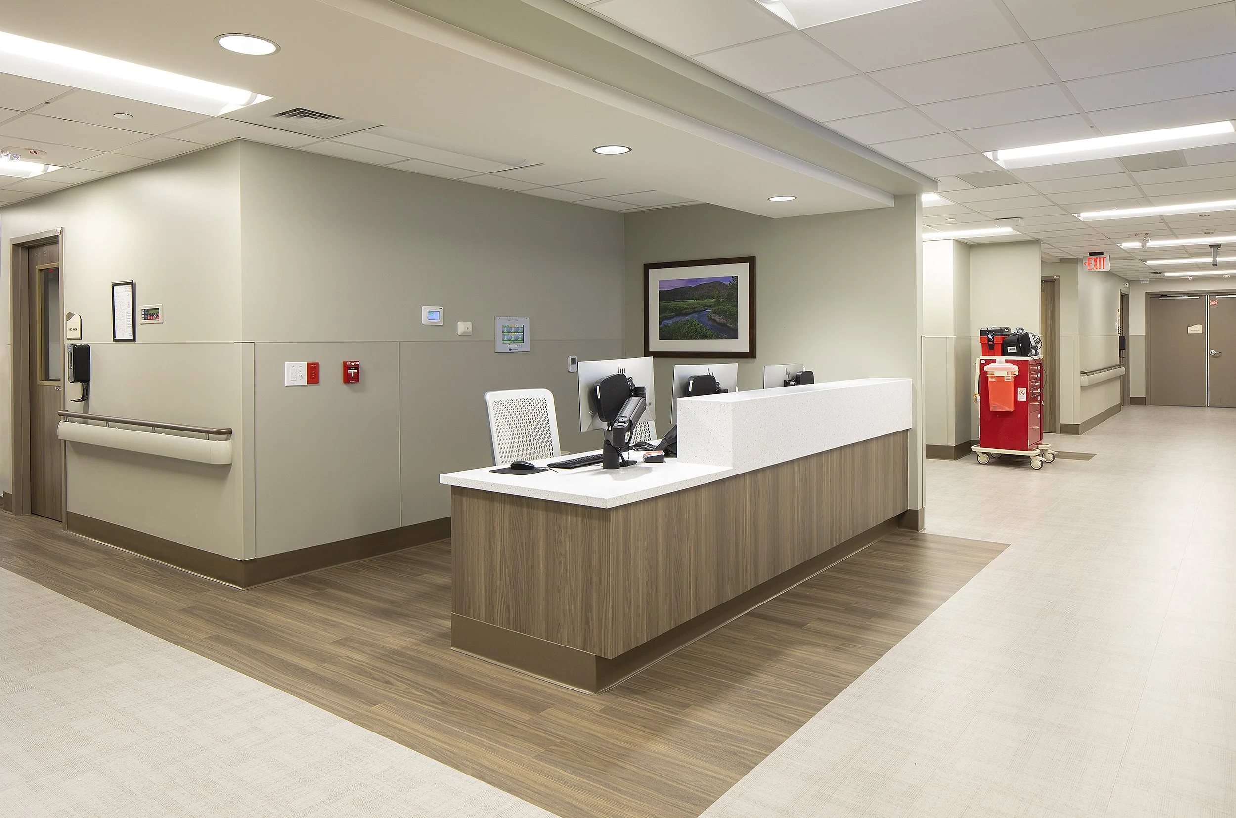 reception area patient wing Denver Colorado hospital 