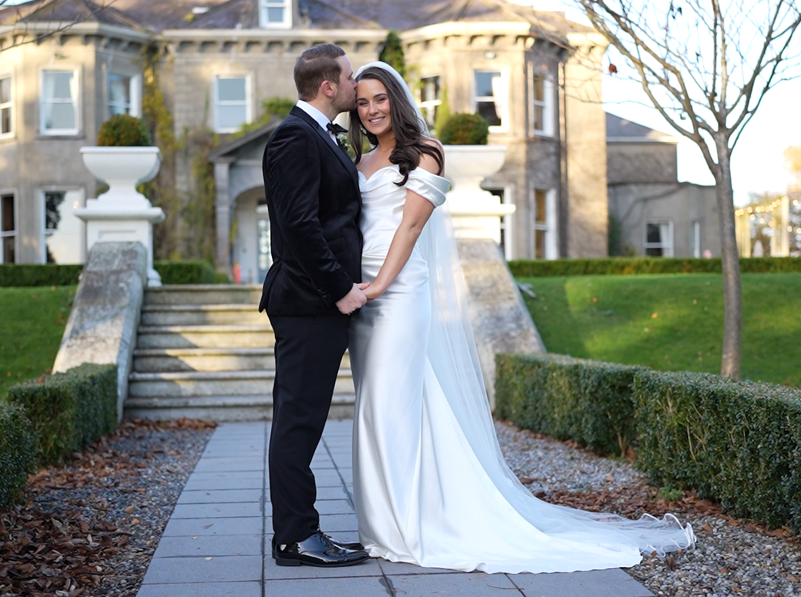 Winter wedding at Tinakilly House Wicklow