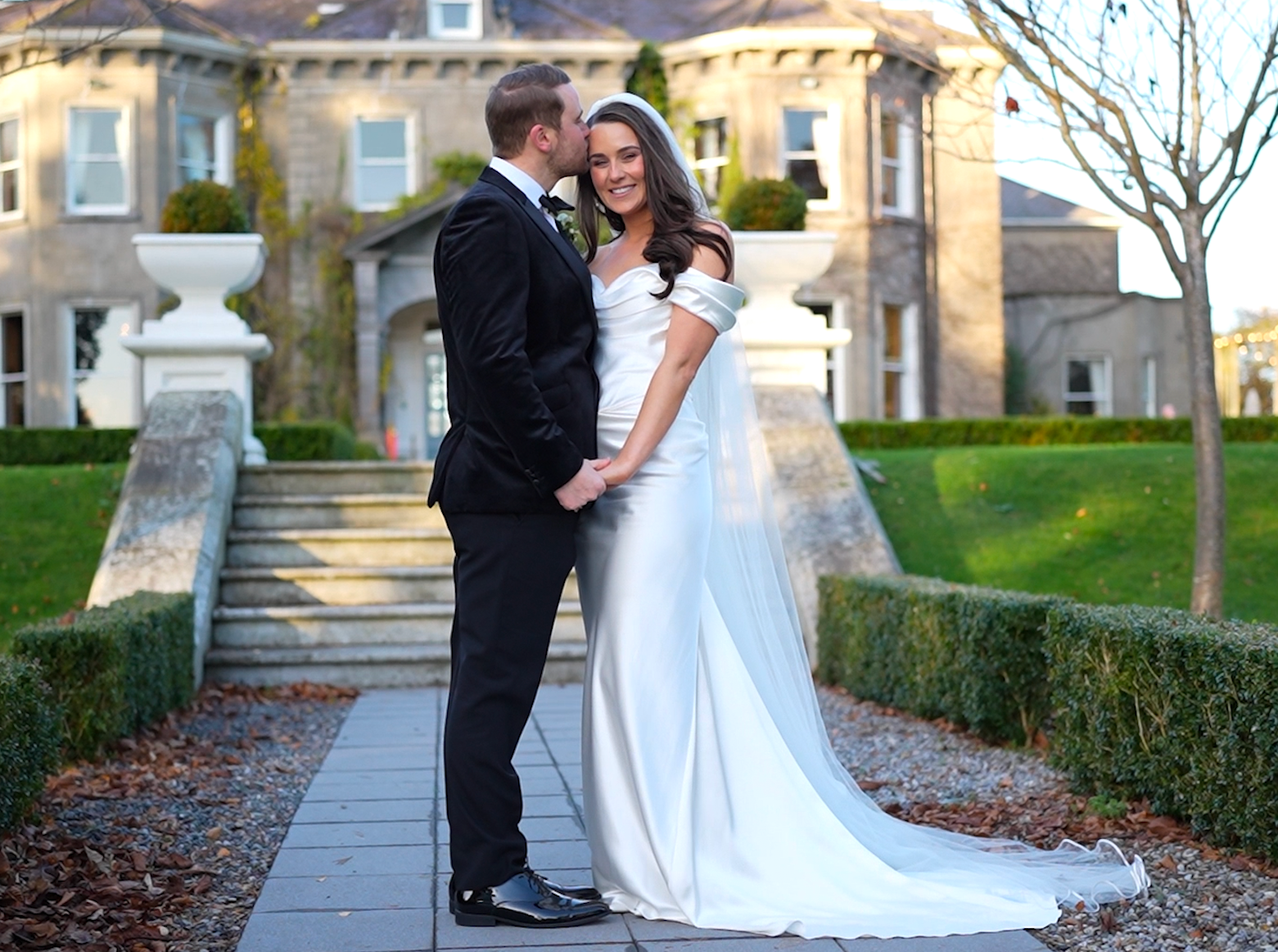 Wedding Videographer Wicklow Ireland | Winter wedding at Tinakilly House Wicklow