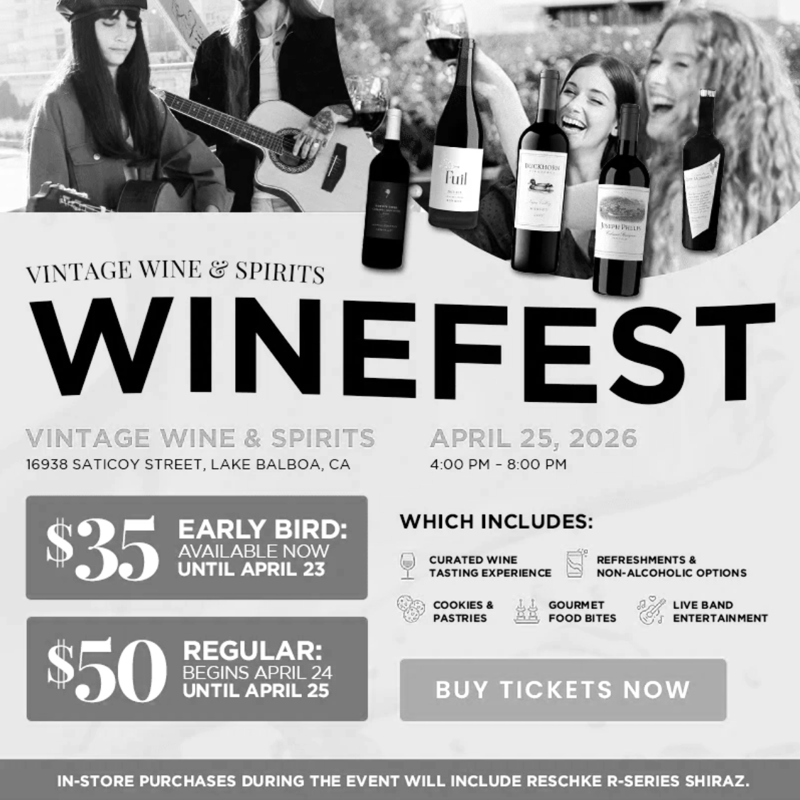 Vintage Wine & Spirits WineFest 2026