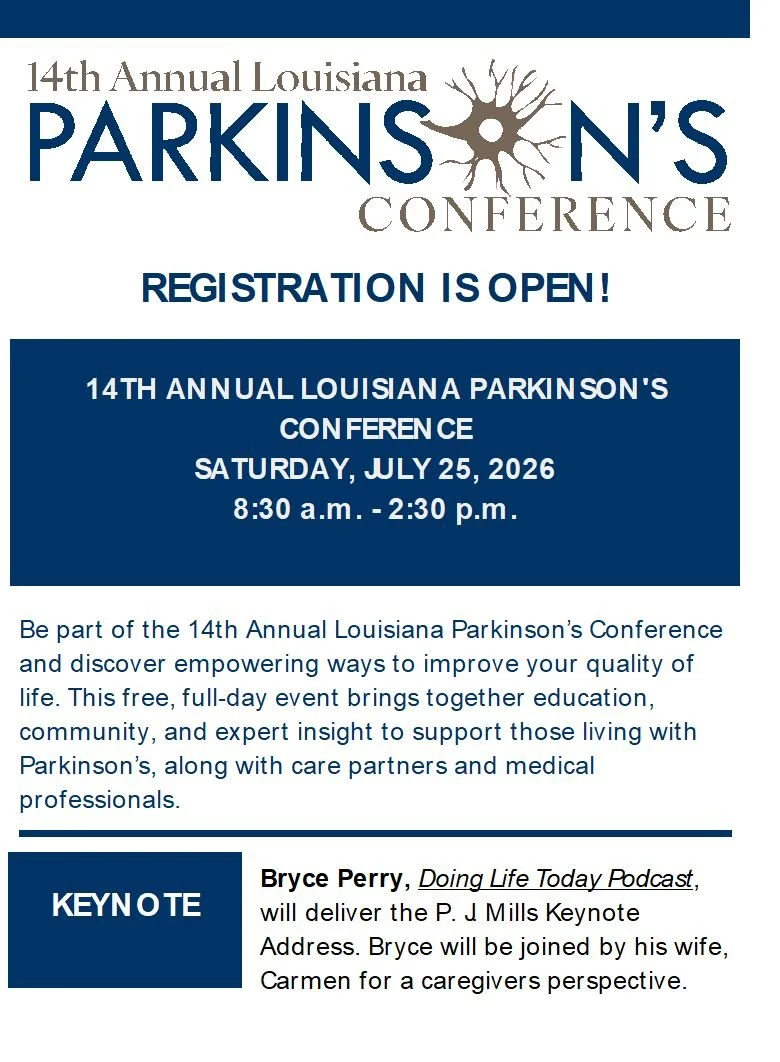 14th Annual Louisiana Parkinson’s Conference