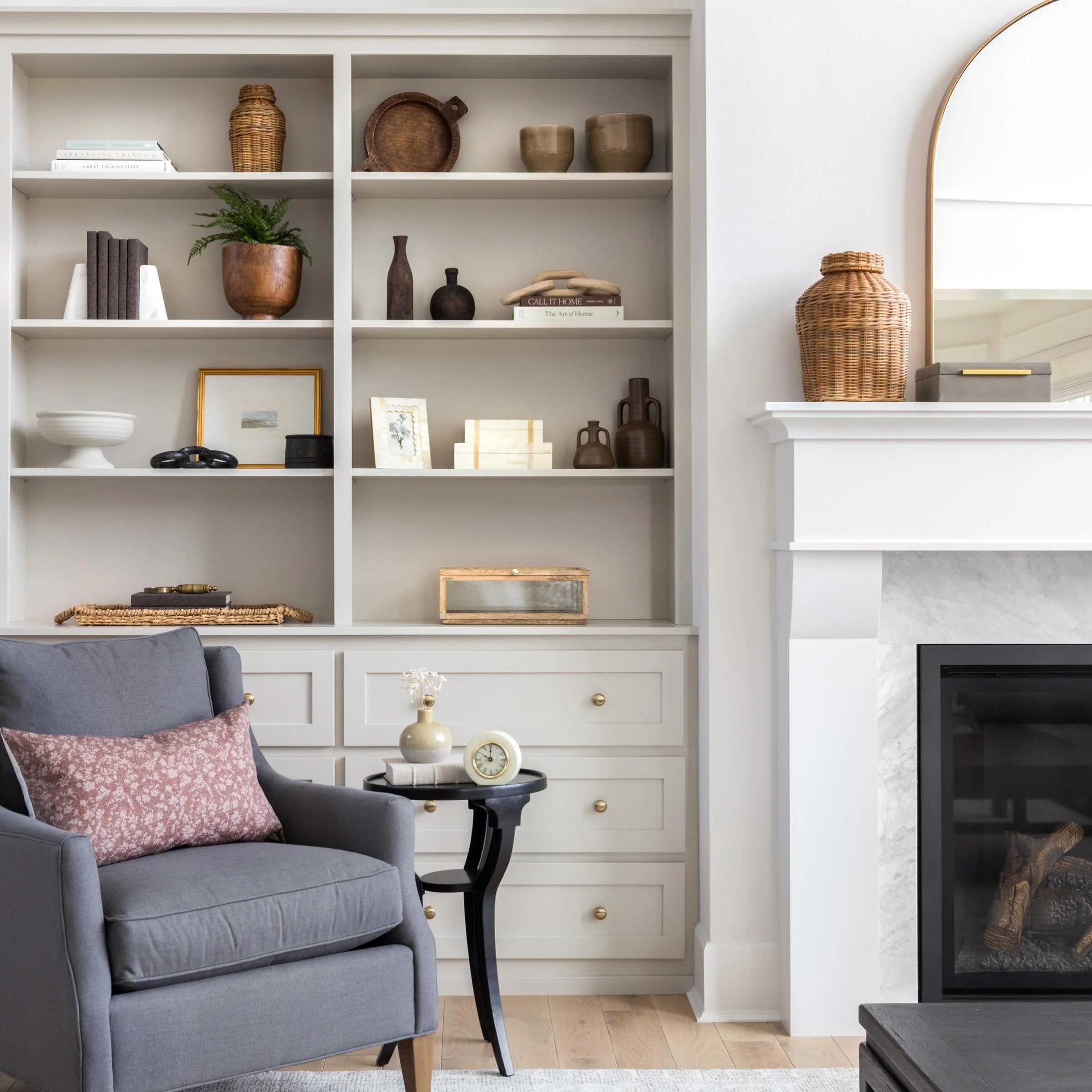 The secret to a home that feels collected rather than decorated?

Repeating beautiful materials in thoughtful ways.

Natural stone doesn&rsquo;t have to be reserved for countertops. We love carrying it into fireplaces, bathrooms, built-ins, and unexp