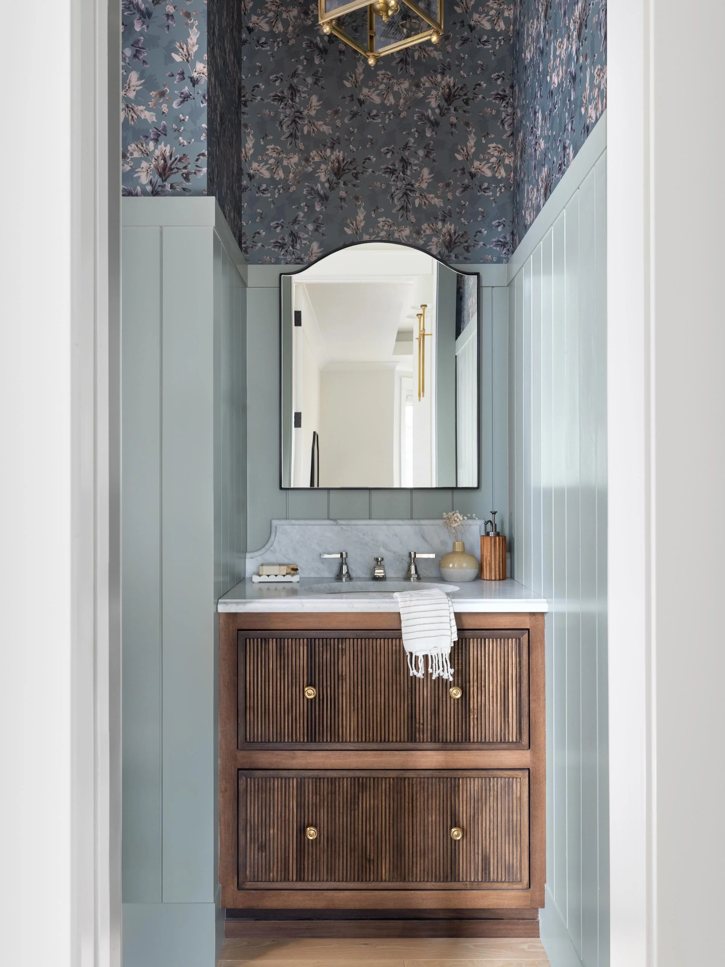 Powder baths may be small, but some of our favorite design moments happen here. Each of these spaces was thoughtfully planned from the ground up&mdash;from custom cabinetry and millwork details to lighting, plumbing, stone, hardware, wall treatments 