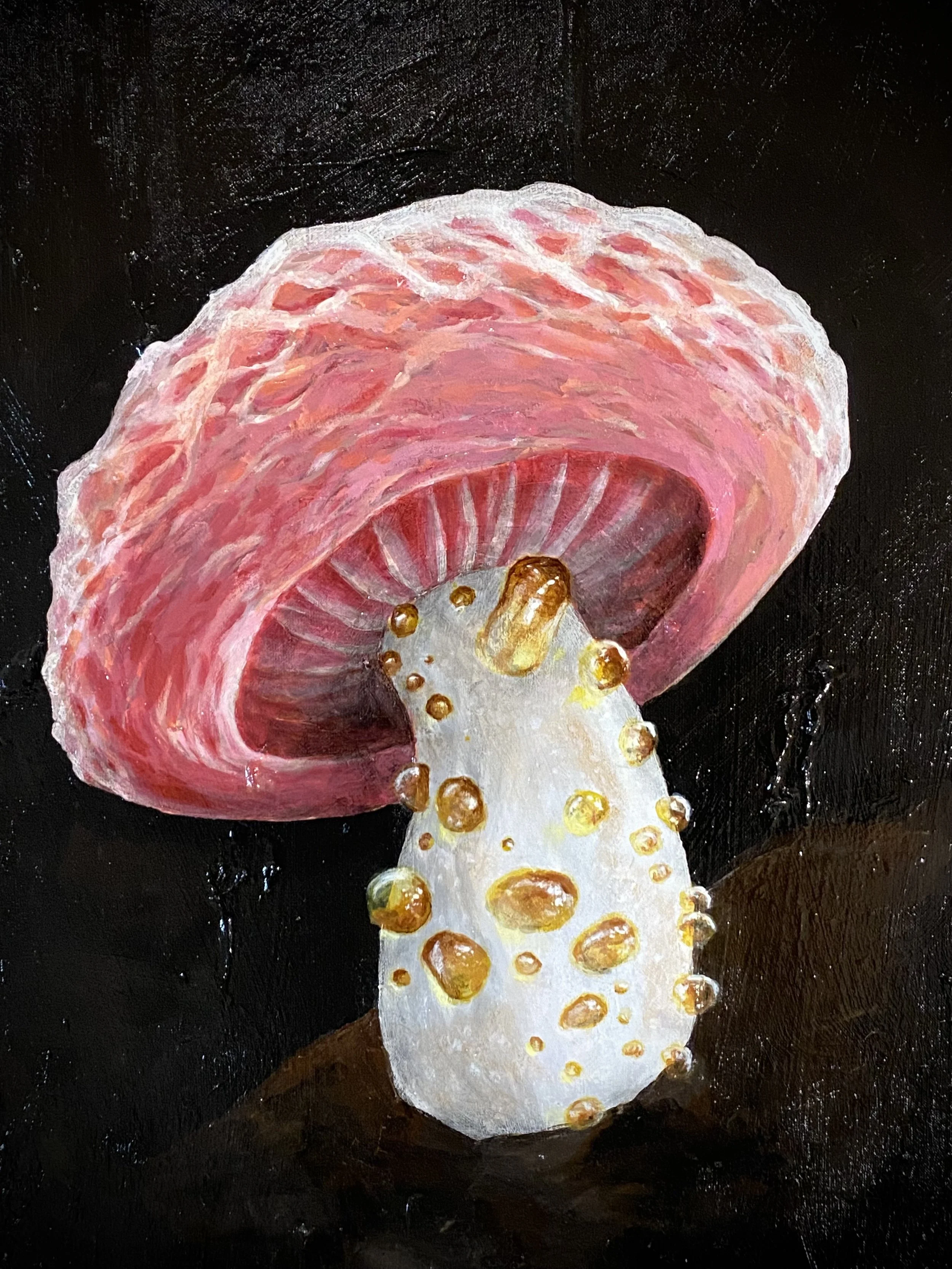 Flowers Will Bloom with Time: Mushroom
Acrylic on canvas (2018), 8 x 10 inches