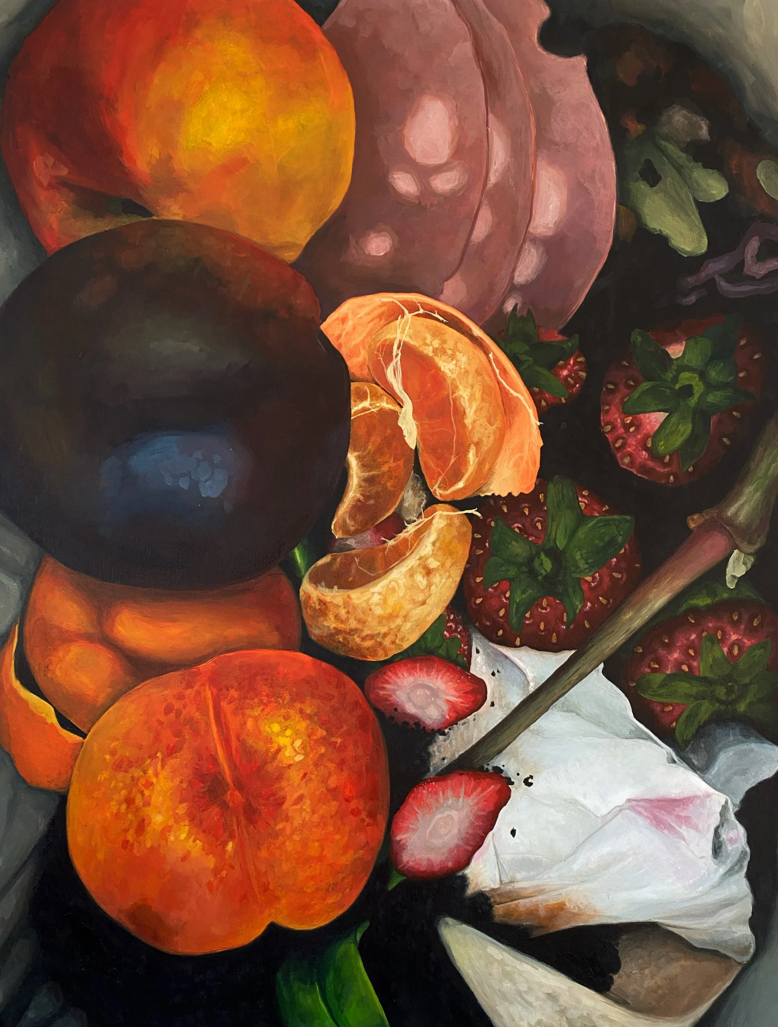 Still Field
Acrylic on canvas (2023), 3 x 4 ft