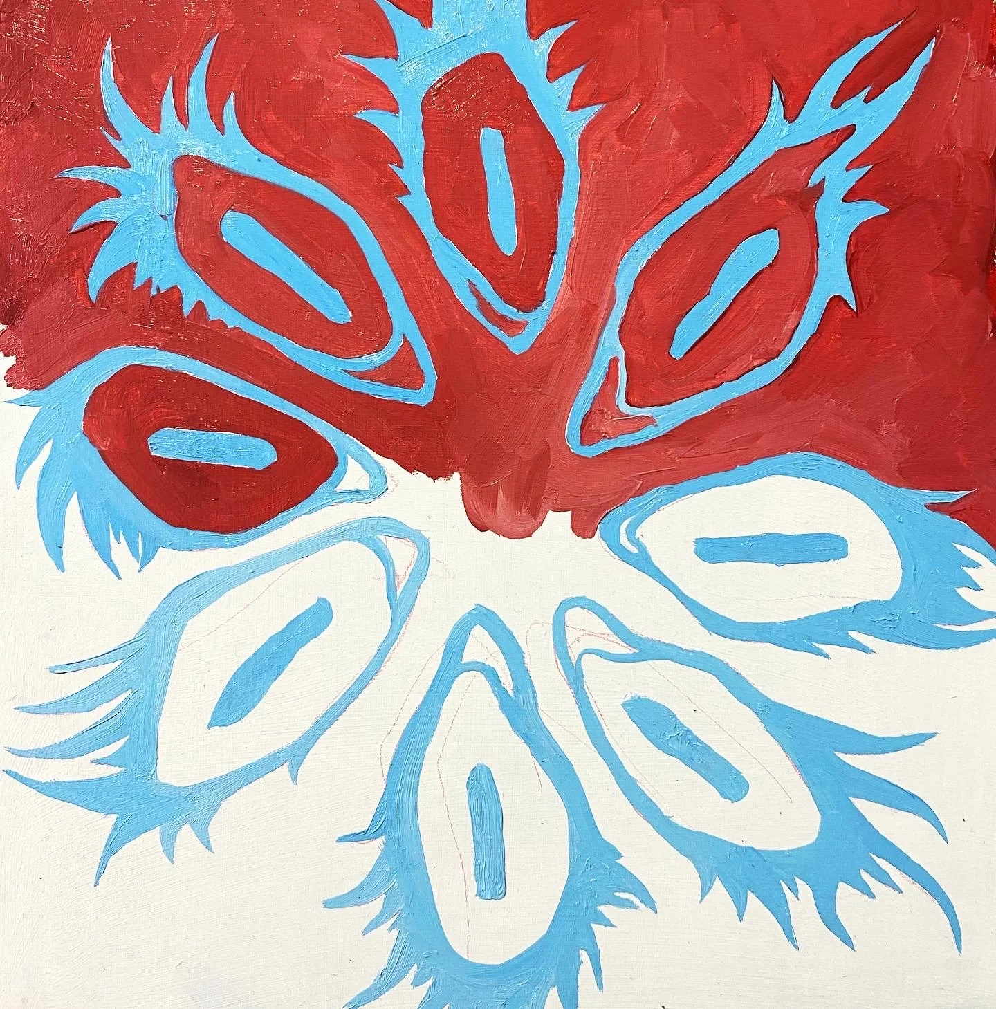 Oysters 
Oil on masonite (2023), 8 x 10 inches