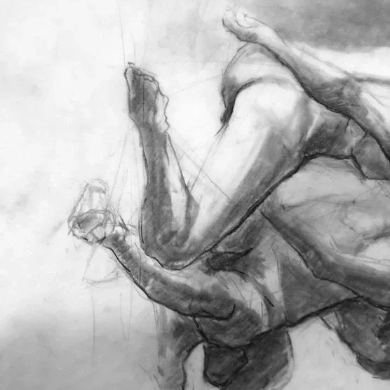 Charcoal on vellum, 2018