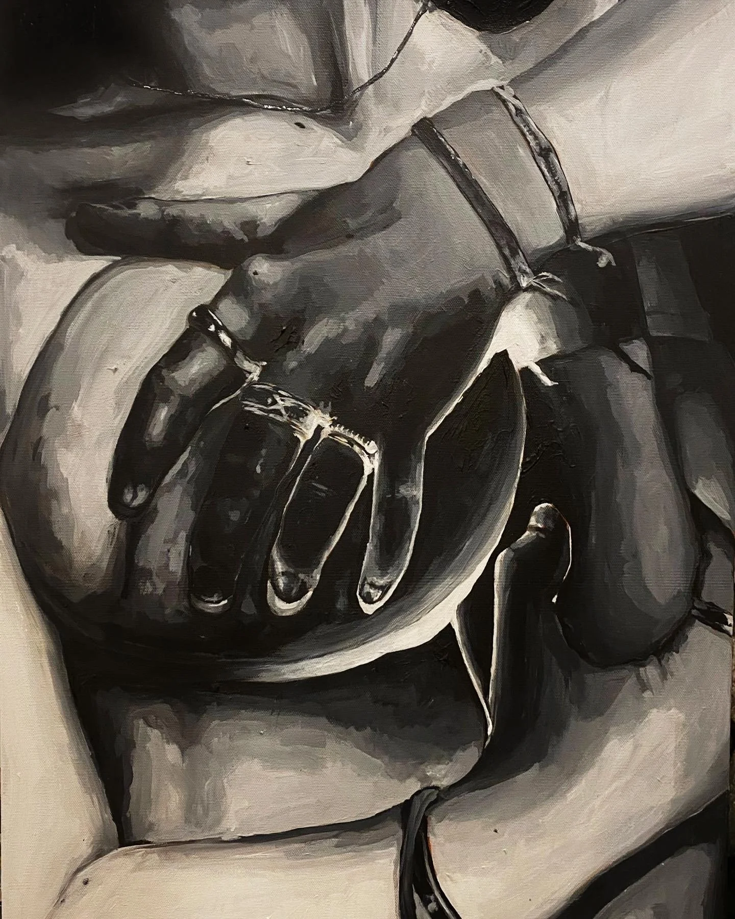 Pre-Operative Enmity
Acrylic on canvas (2022), 20 x 24 inches