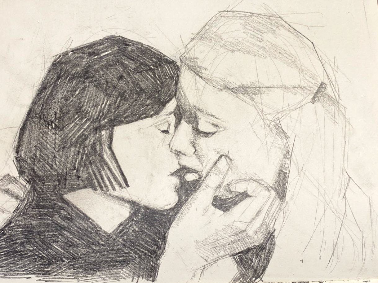 47:51
Graphite on paper (2023), 12 x 9 inches