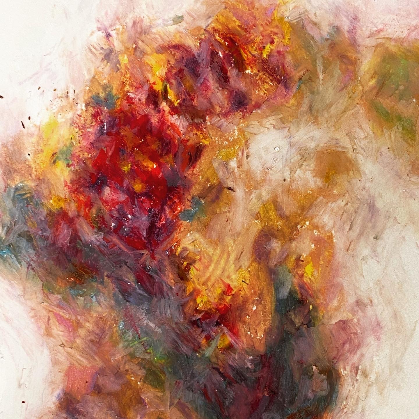 Bike Bruise
Oil pastel on paper, 2021