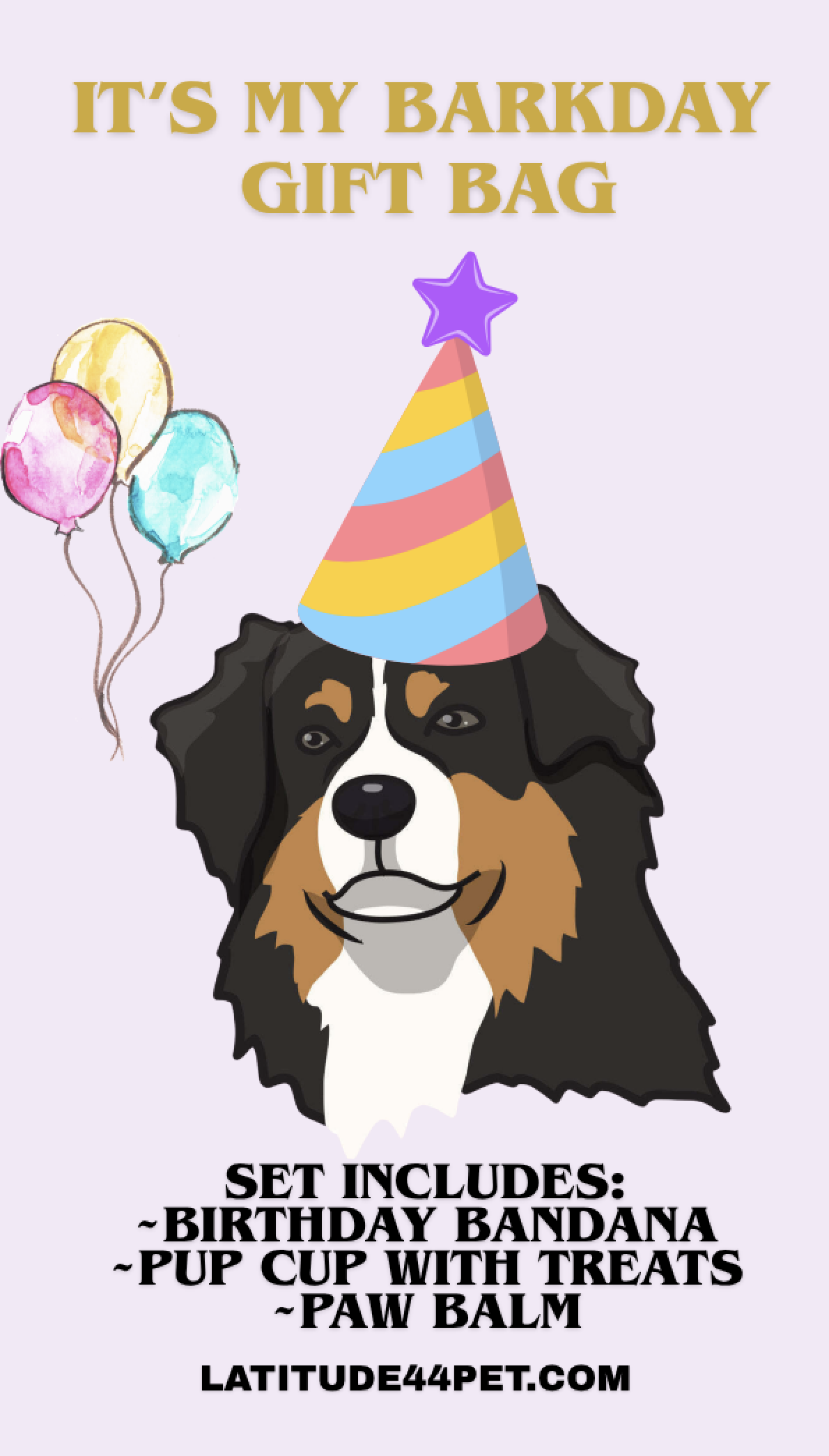 Bark Day Birthday Gift Bag