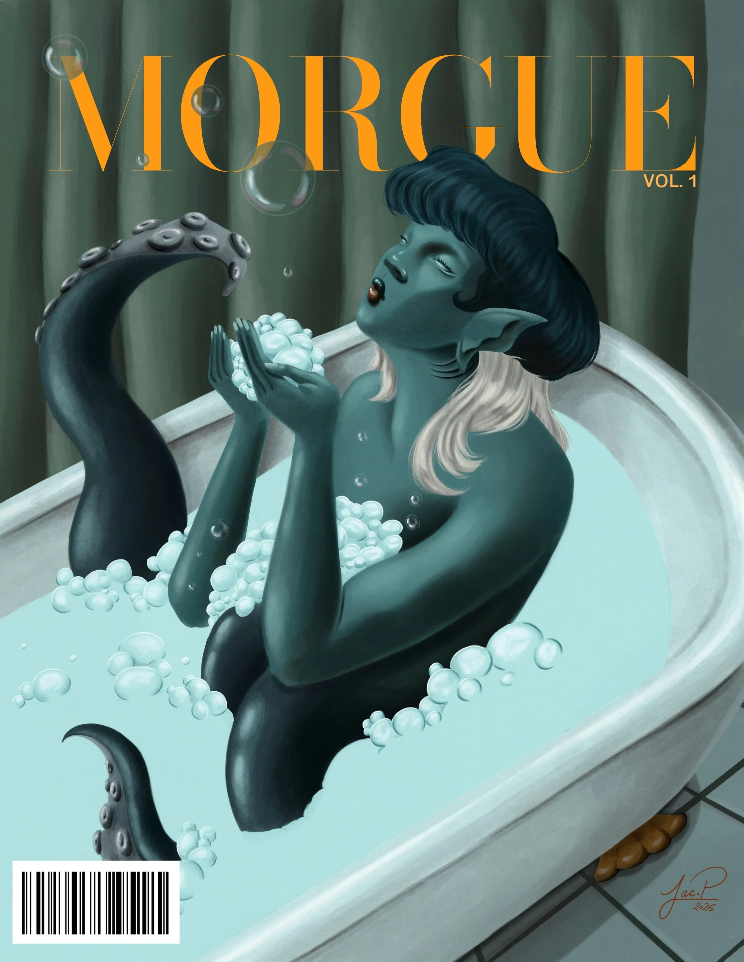 MORGE Vol. 1 (2025), digital;  inspire by my loves for fashion and horror