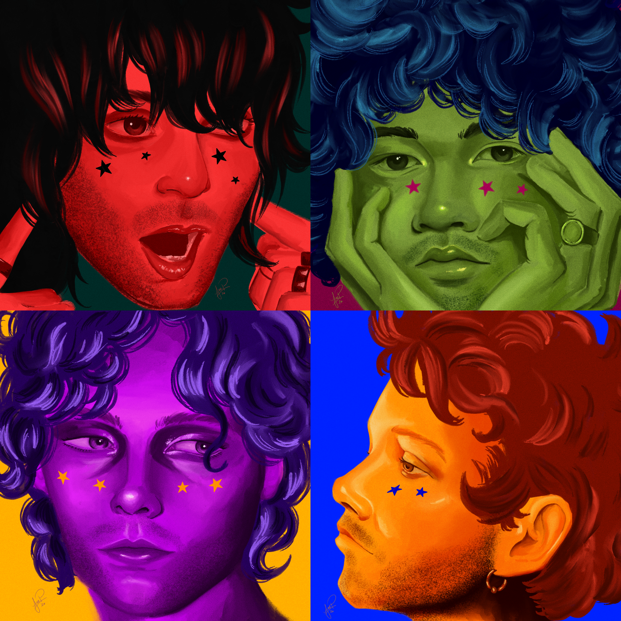 5sos portrait series (2026), digital