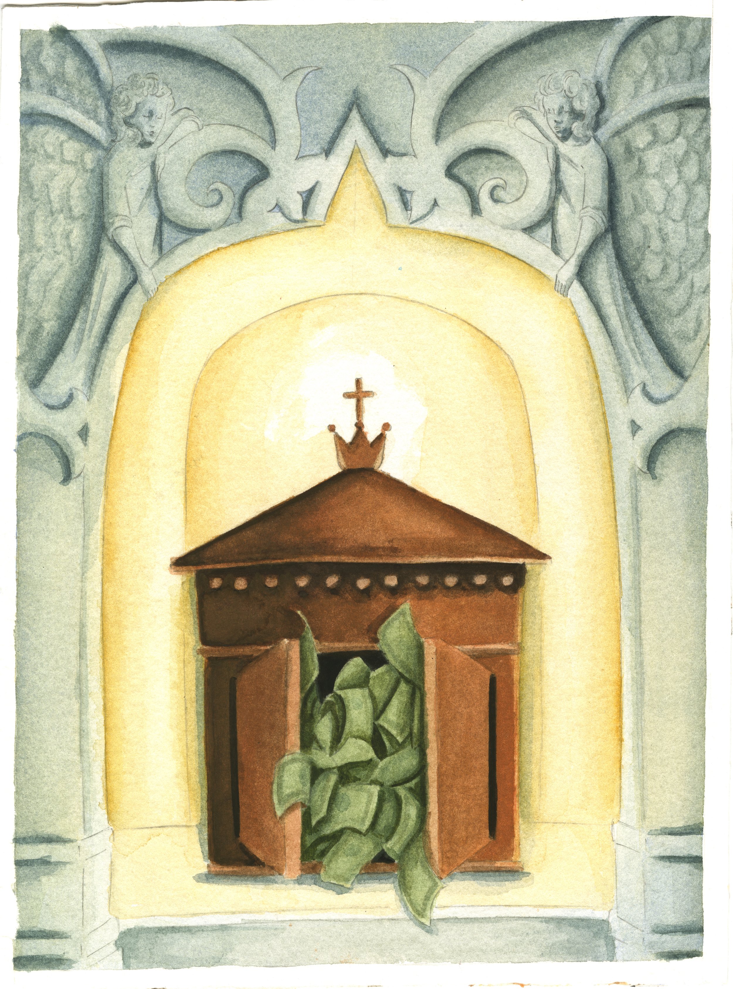 tabernacle (2024), watercolor