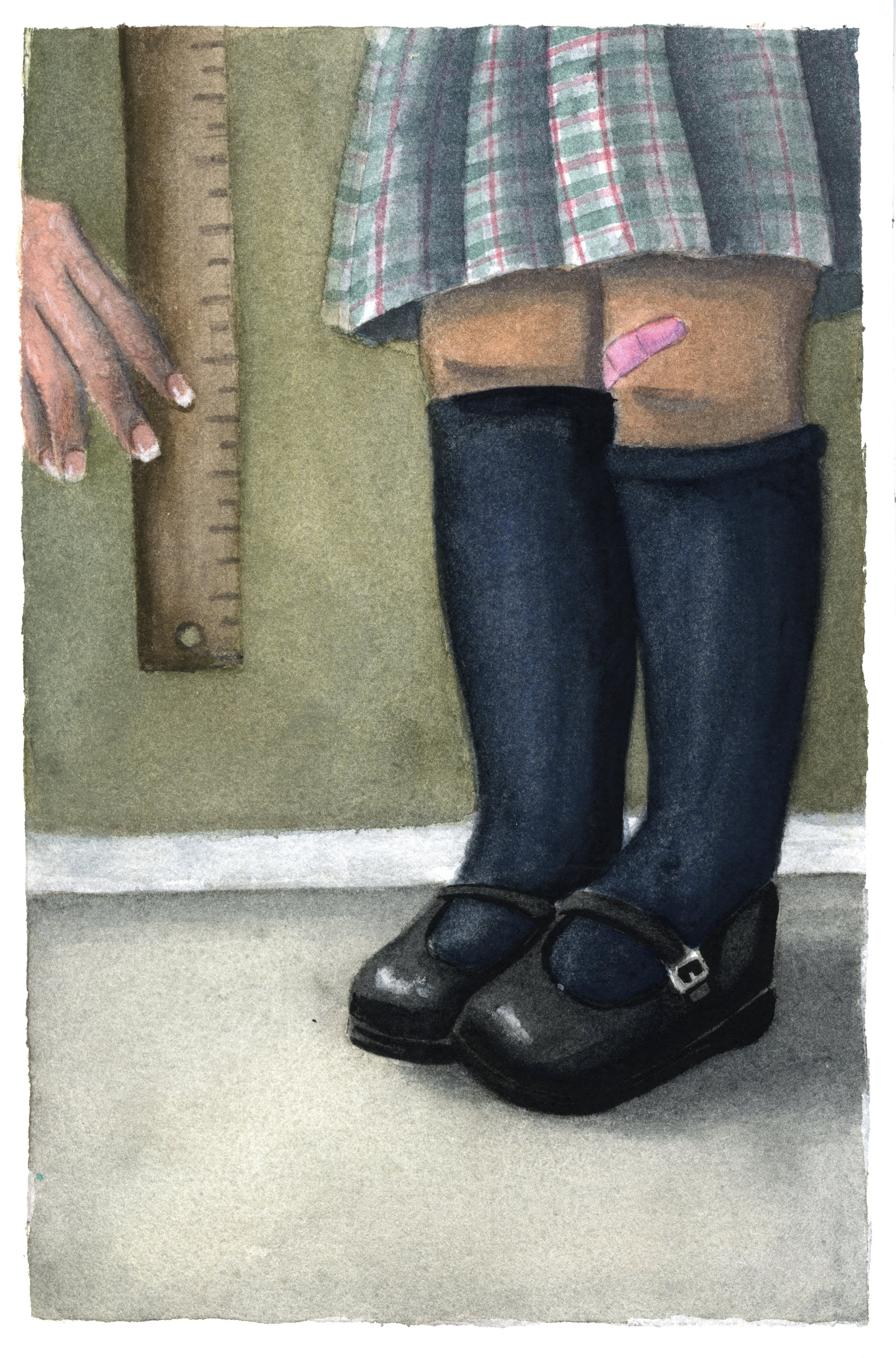 skirt (2024), watercolor