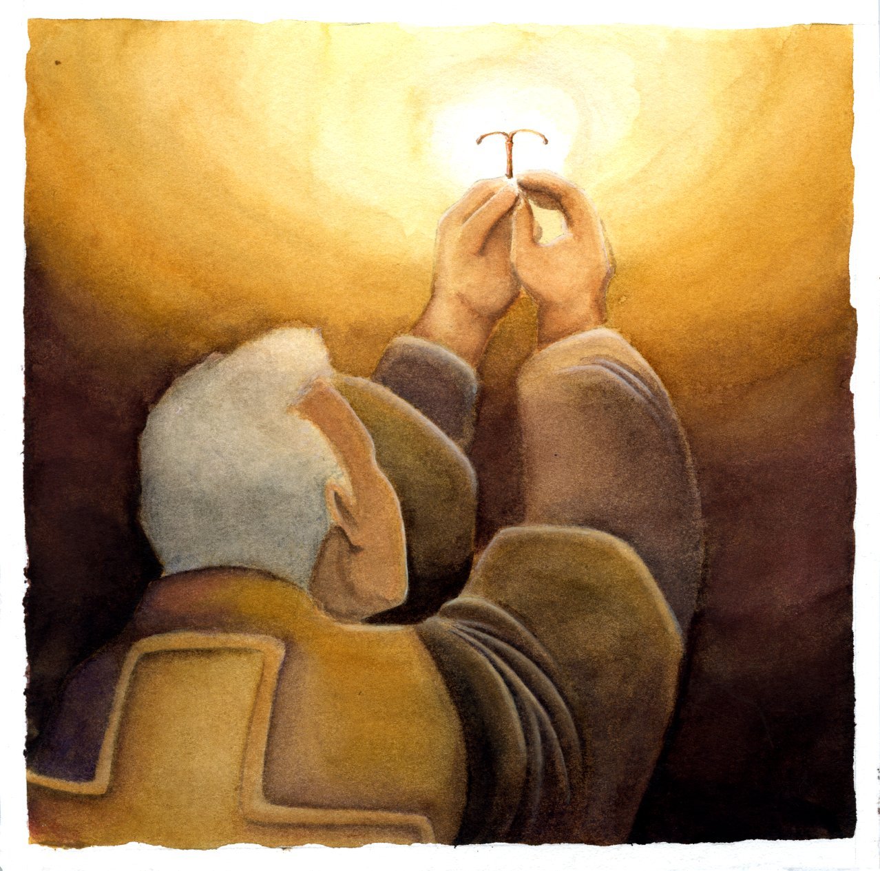 eucharist (2025), watercolor