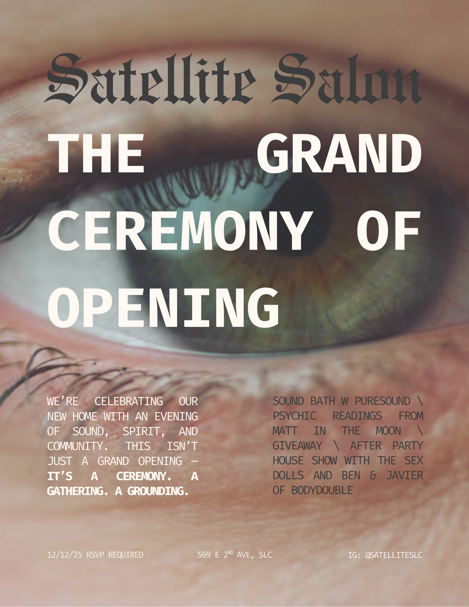 Grand Opening Ceremony of Satellite Salon in Salt Lake City