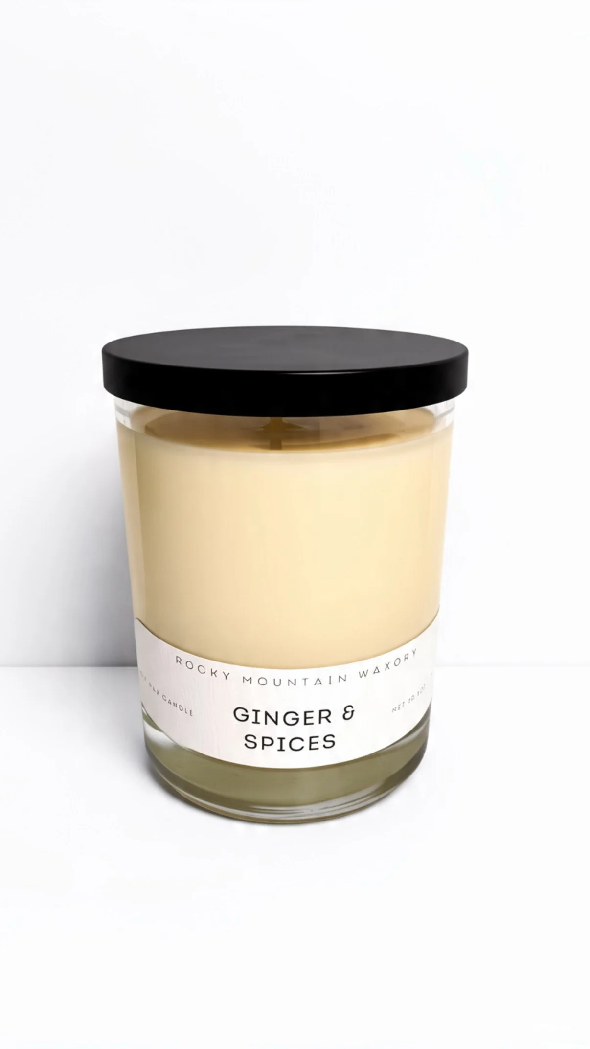 Ginger & Spices Soy Candle - 10.5 oz Glass