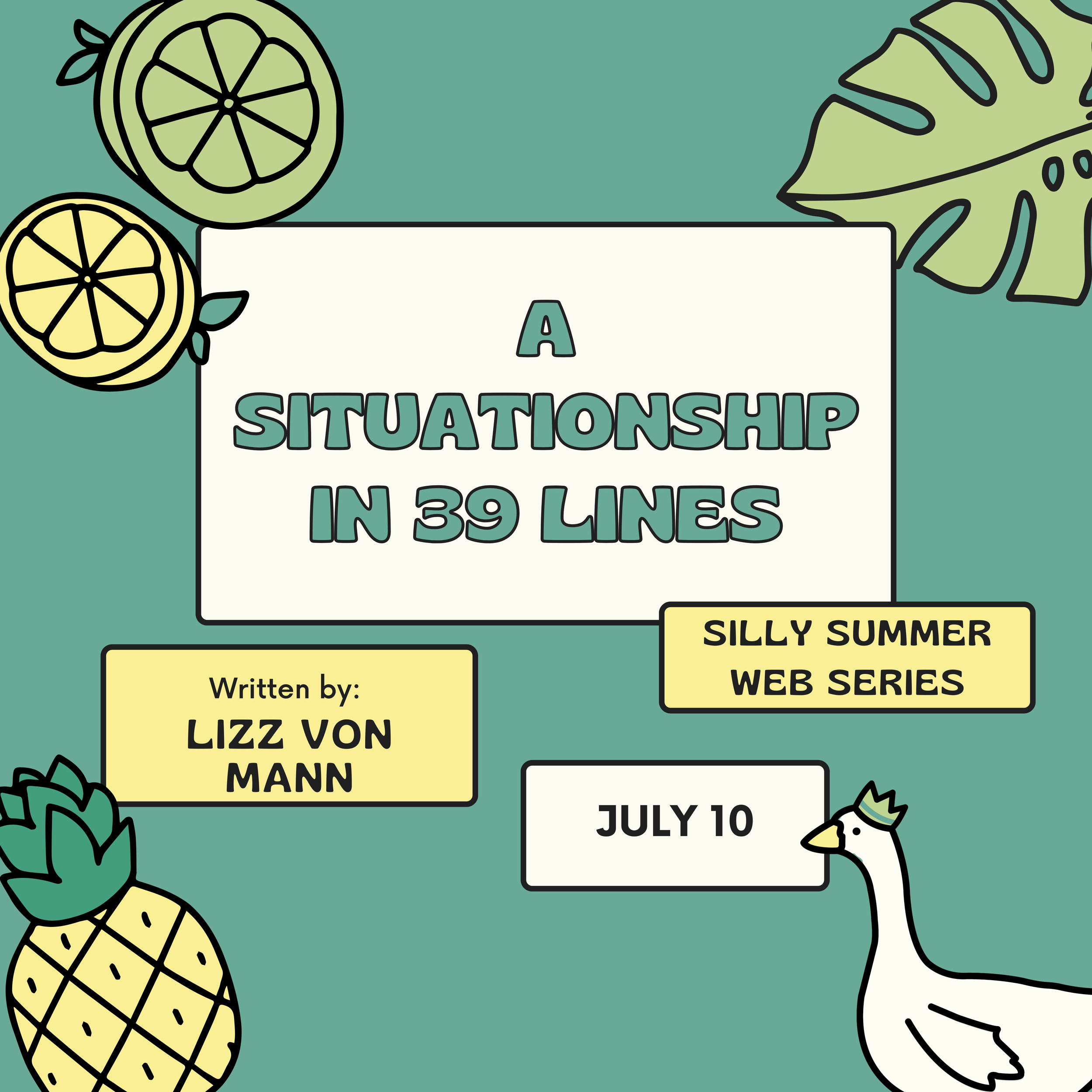 A situationship in 39 lines
