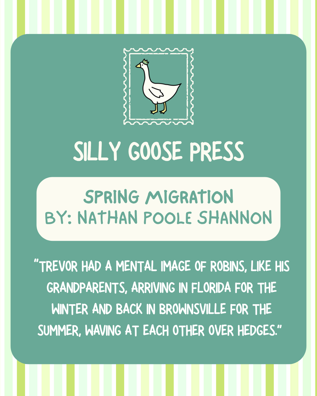 Spring Migration