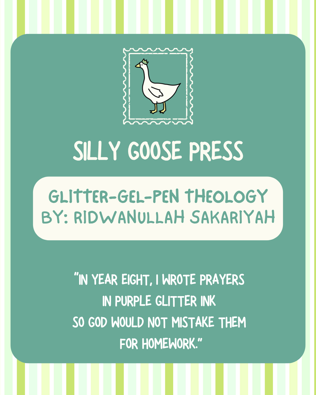 Glitter-Gel-Pen Theology