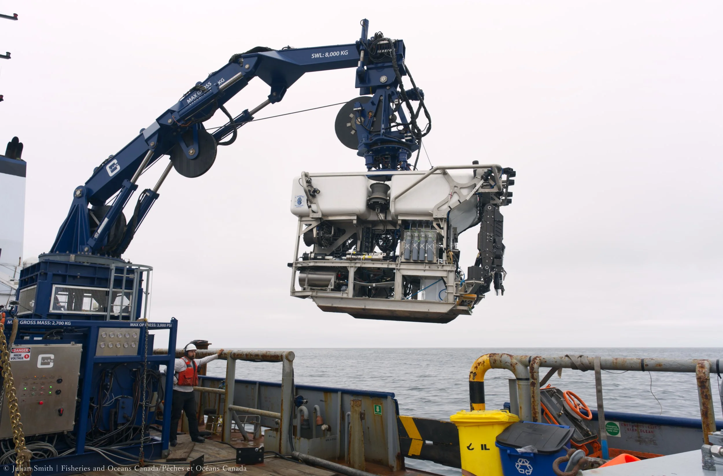 ROV launch
