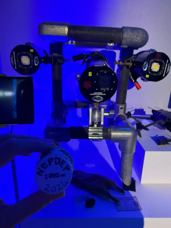 NEPDEP featured at the premier! Our 'Charlie' camera used during filming with one of our famously shrunk cups.