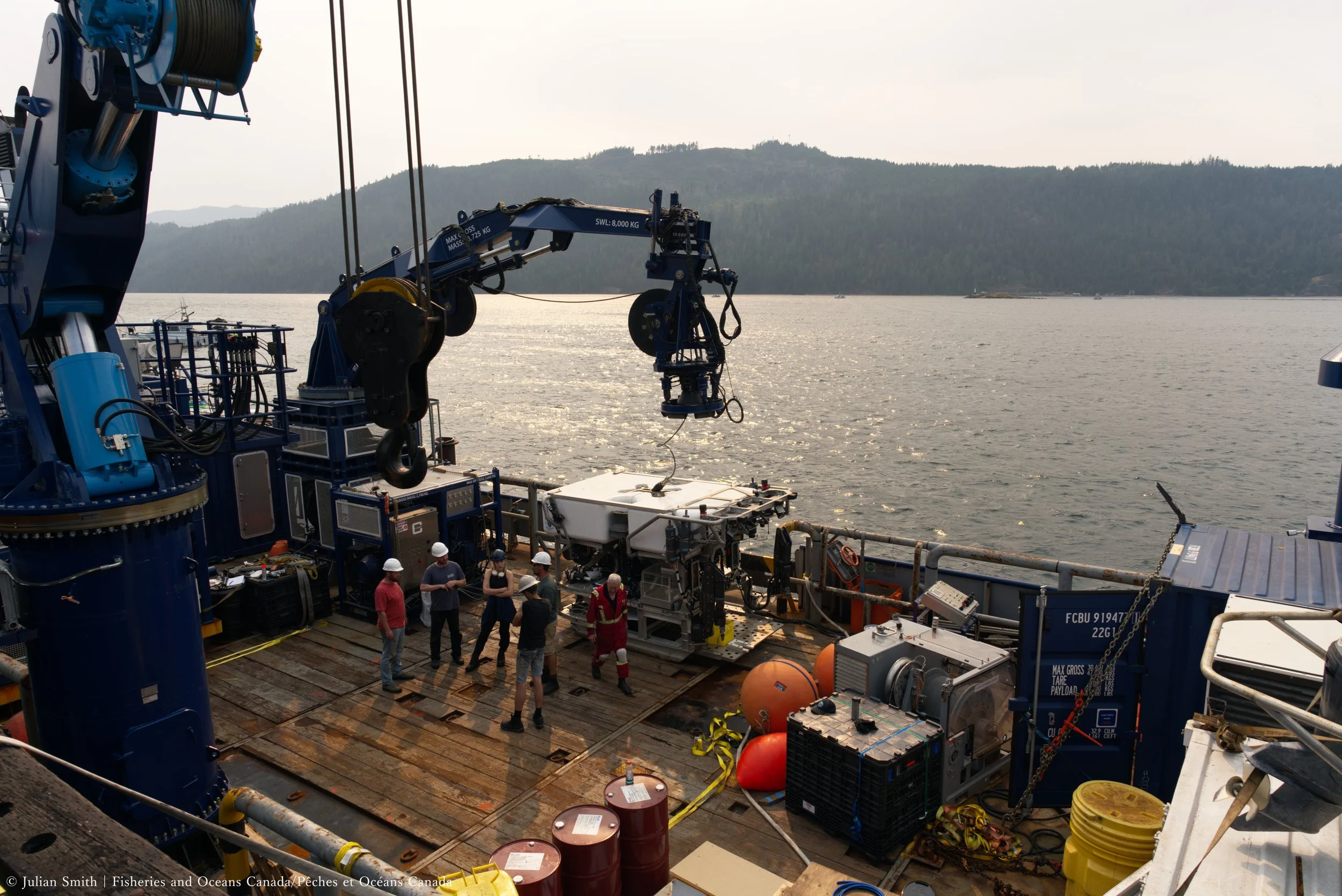 Crew getting ready for expedition