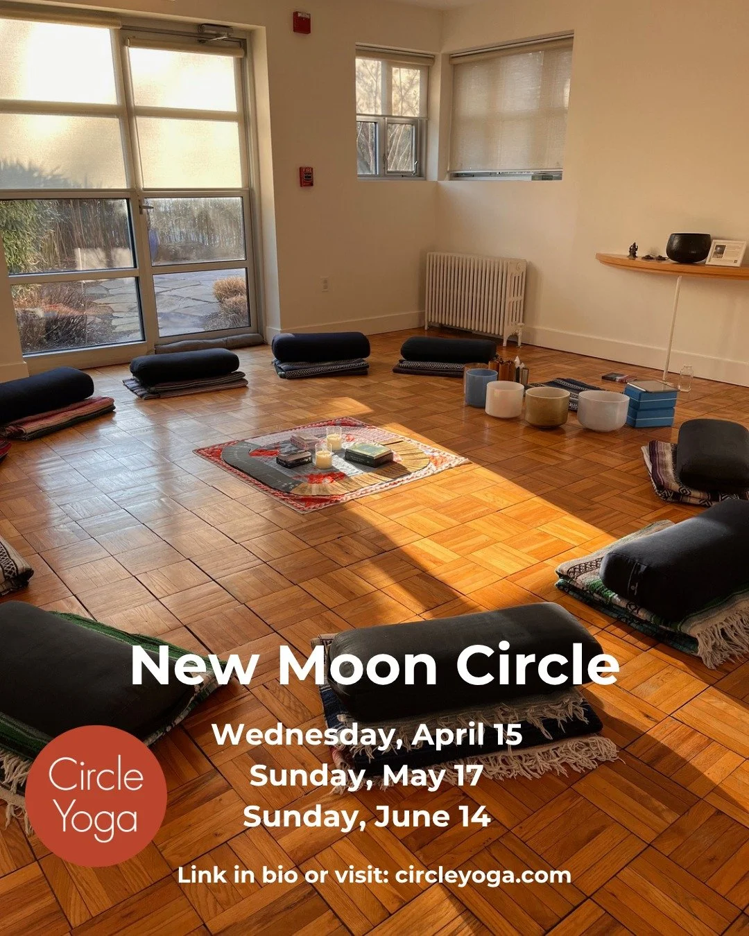 You're invited to take an intentional pause and gather in community to be present with your life. We gather at this time to harness the intention setting energy of the new moon and gain greater clarity about the path ahead. 

We'll begin our circle w