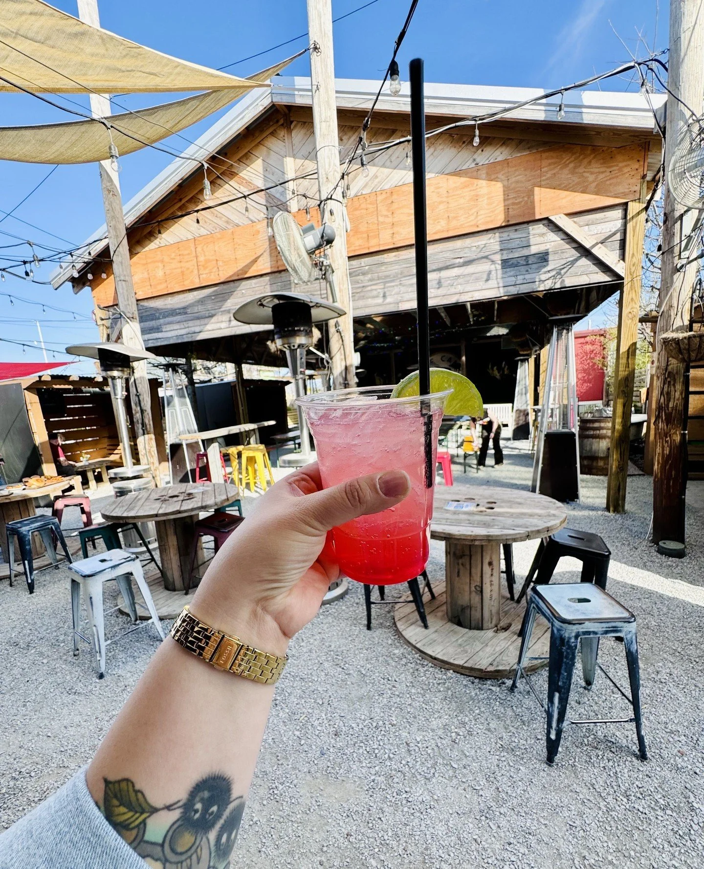 ⭐️TONIGHT, we have LIVE MUSIC!!!🔥Both Ends Burning🔥 are on stage at 7pm!! &quot;Original music and funky covers by our Funk Rock jam Band from Denver, Colorado ....and beyond !&quot;⁠
⁠
We open early for lunch, then happy hour is 4-7pm.⁠
$5 frozen 