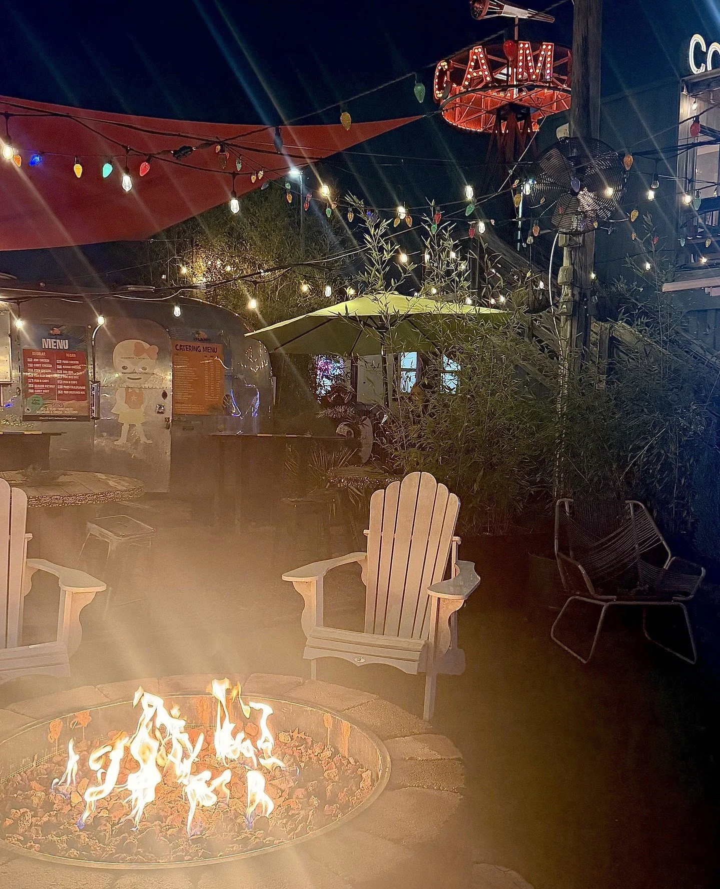 😍Camp Christmas is back on today!! Come on through for all the holiday vibes, delicious drinks, and more! We open at 4pm Tuesday - Friday for happy hour until 7pm!⁠
⁠
Check out our events this week and make plans to join us! You can reserve a heated