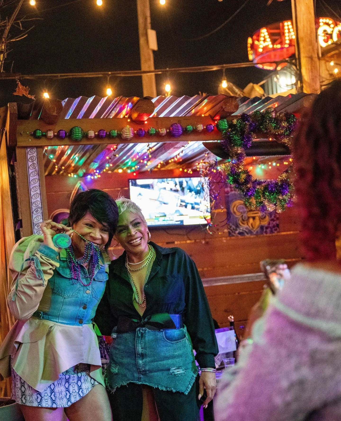 Ladies, are you ready for the ultimate Mardi Gras GNO and galentine's event rolled in one? Come celebrate with your gal pals at Ladies Night at The Camp on Thursday, February 12!⁠
⁠
The party kicks off at 7pm!⁠
⁠
Attire: Mardi Gras costumes, outfits,